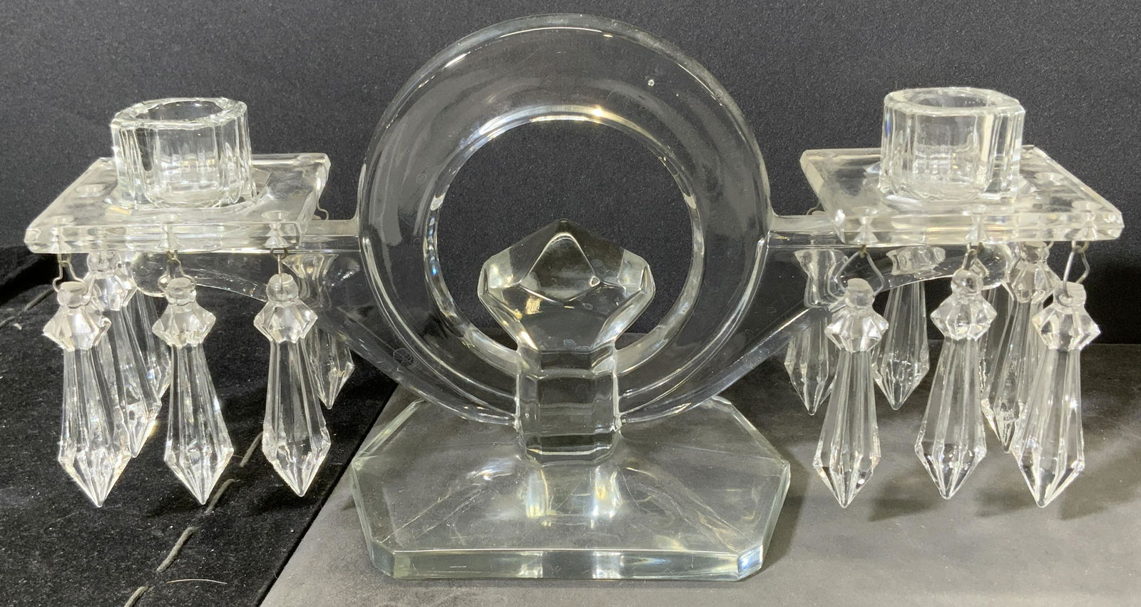 Cut Glass Candle Stick Holder (1 of 7)