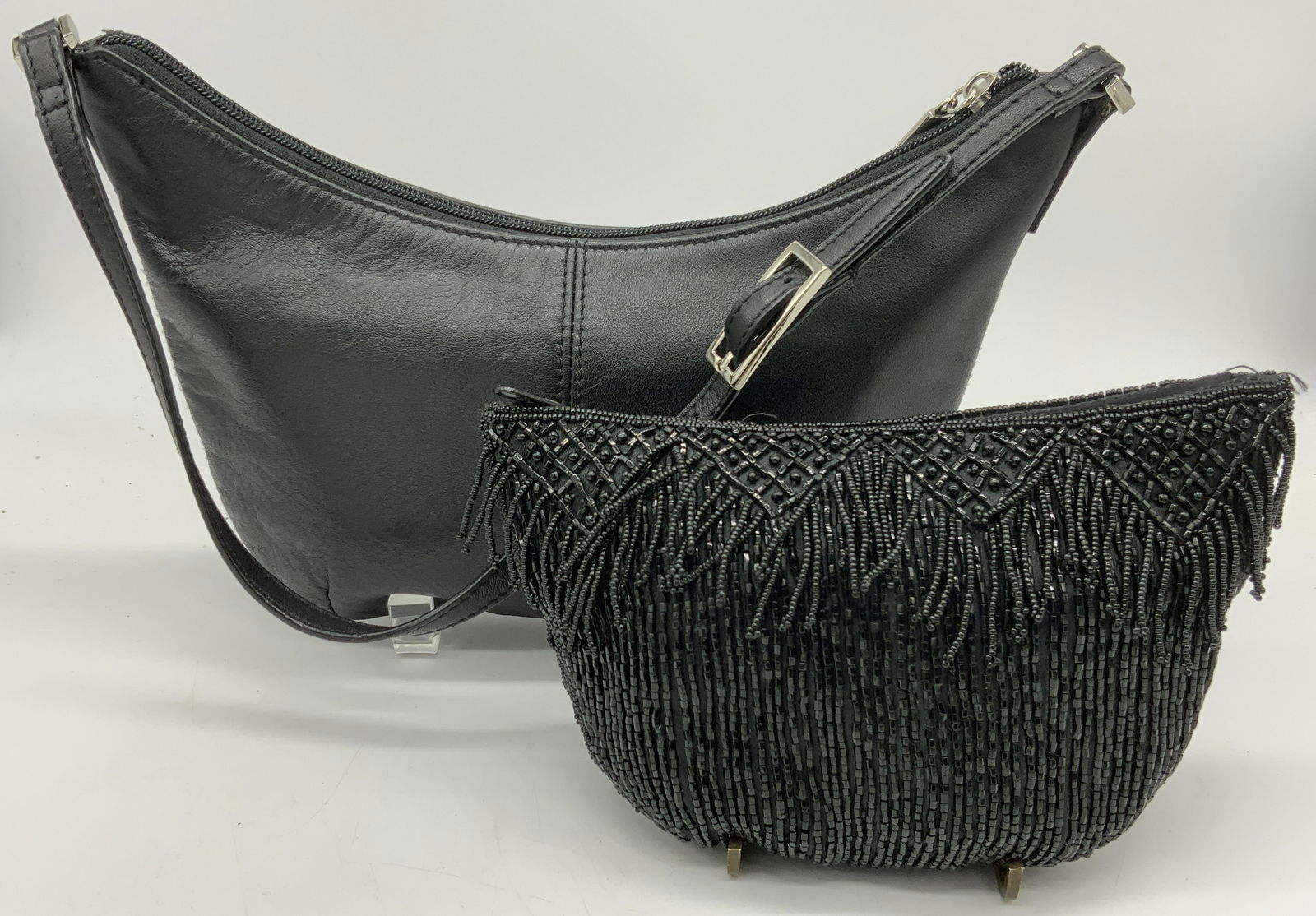 Lot of 2 Black Purses (1 of 12)