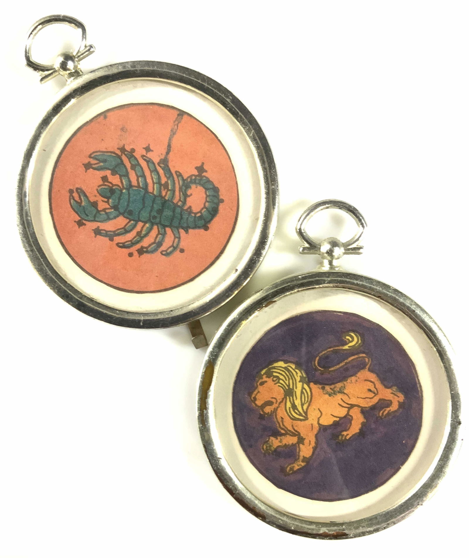 Pair Astrological Screen Print Art in FOB (1 of 5)