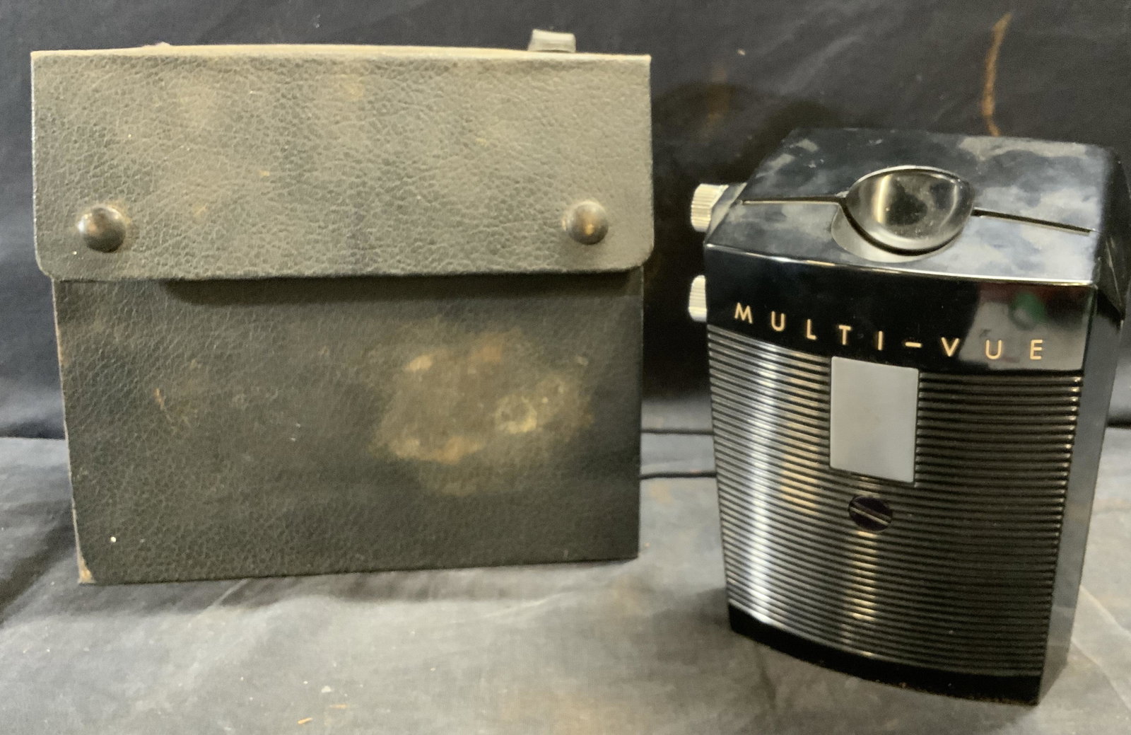 CHEVROLET SALESMANS MULTI-VUE STEREO: CHEVROLET SALESMANS MULTI-VUE STEREO, 5 inches wide x 7 inches tall, These viewers were used to show the customer a 3-D view of the car models and colors. This has the focus, advance knob and interocu
