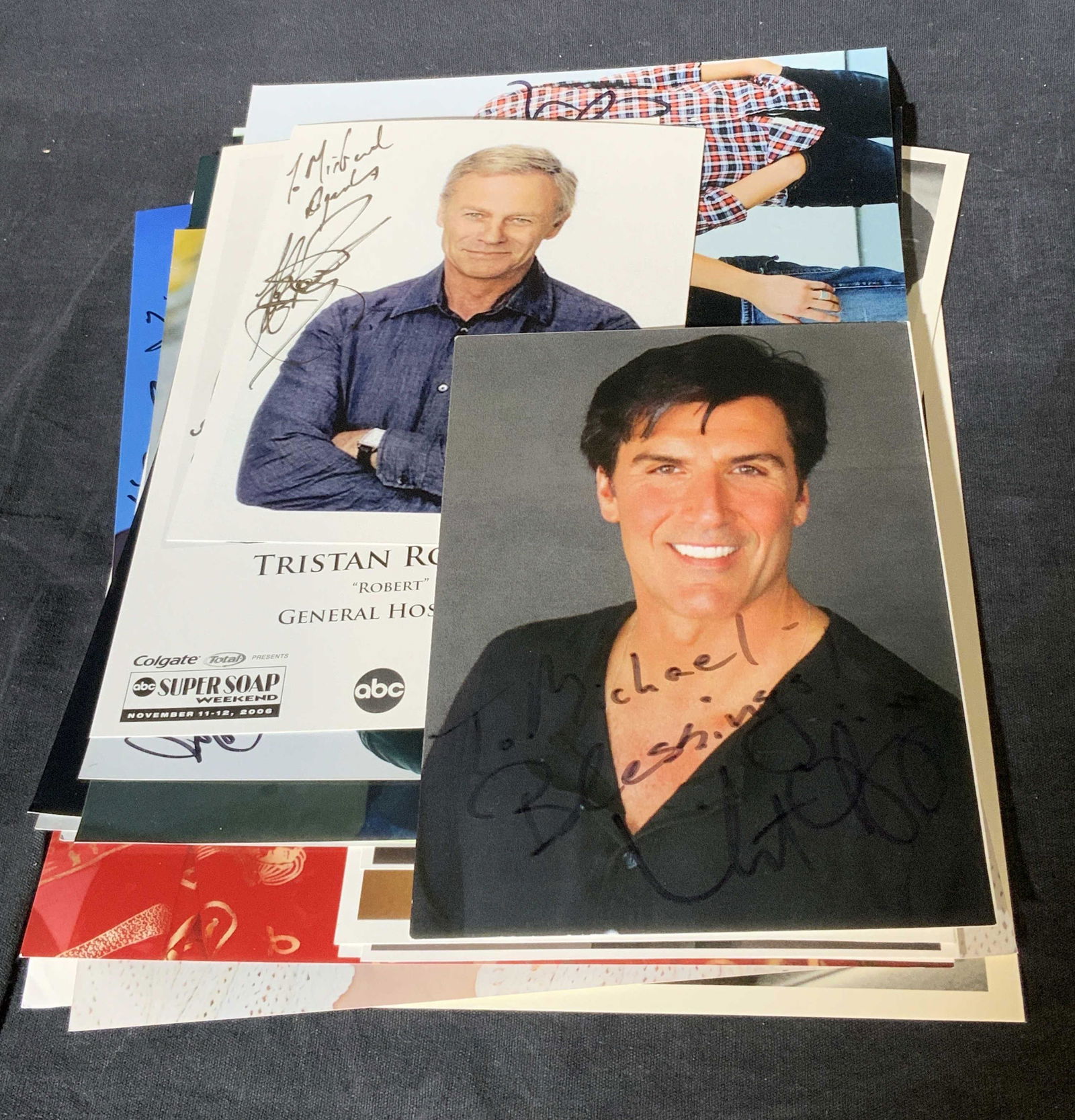 Group Lot 22 Signed Daytime Soap Opera Photos (1 of 6)