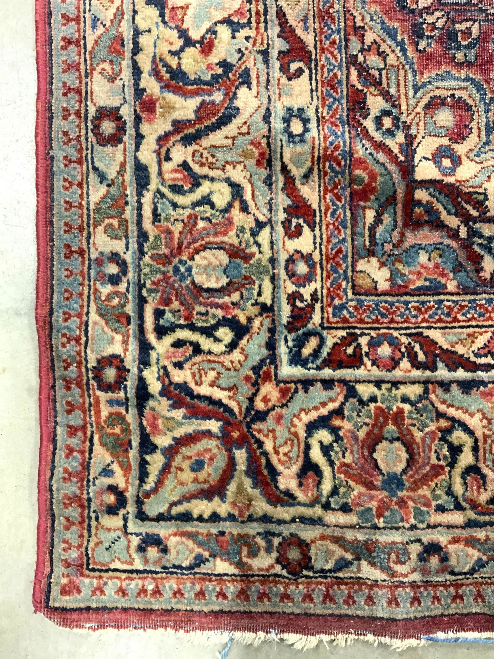 Antique Handmade Persian Wool Area Rug (1 of 8)