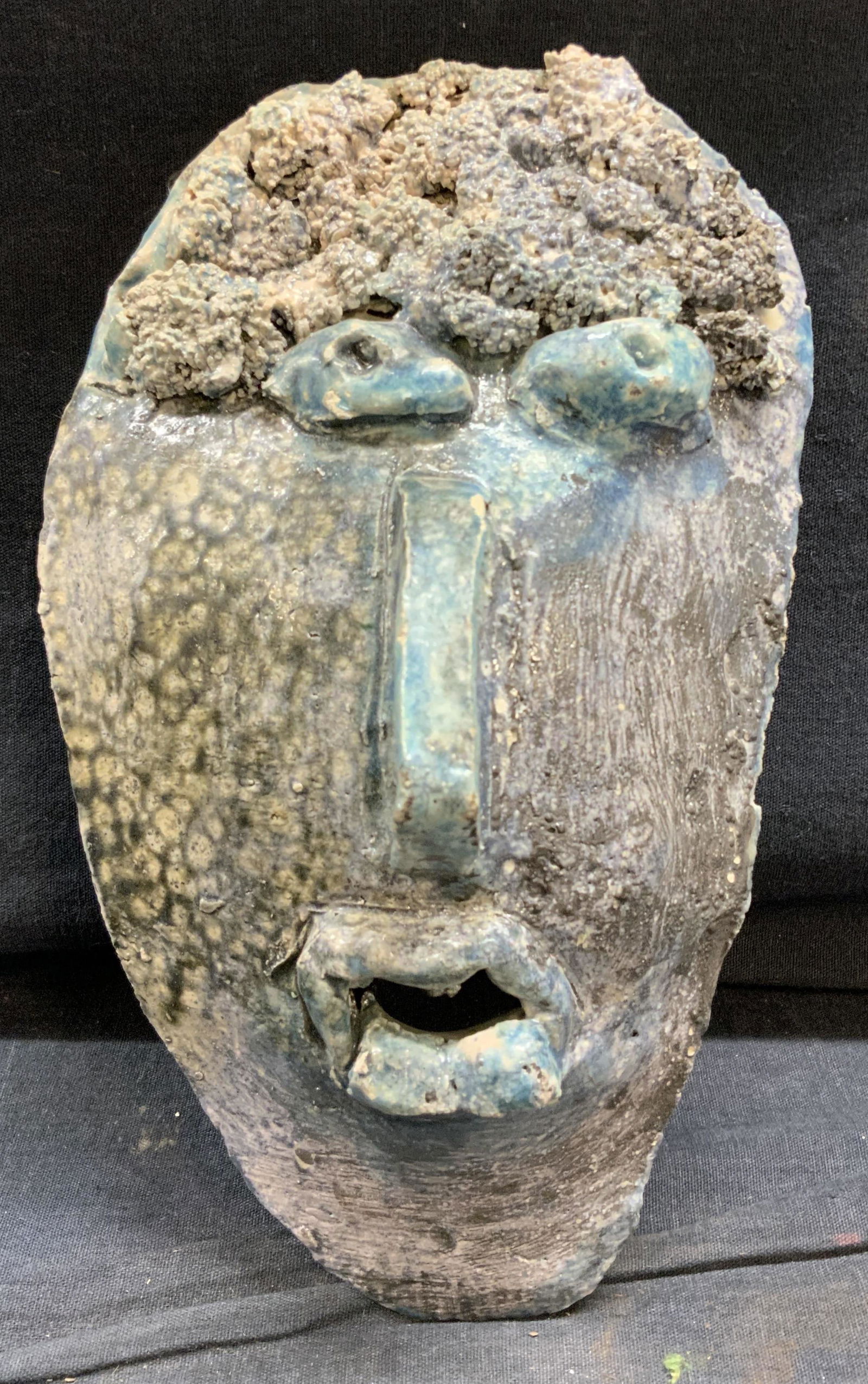 Abstract Ceramic Face Sculpture (1 of 6)