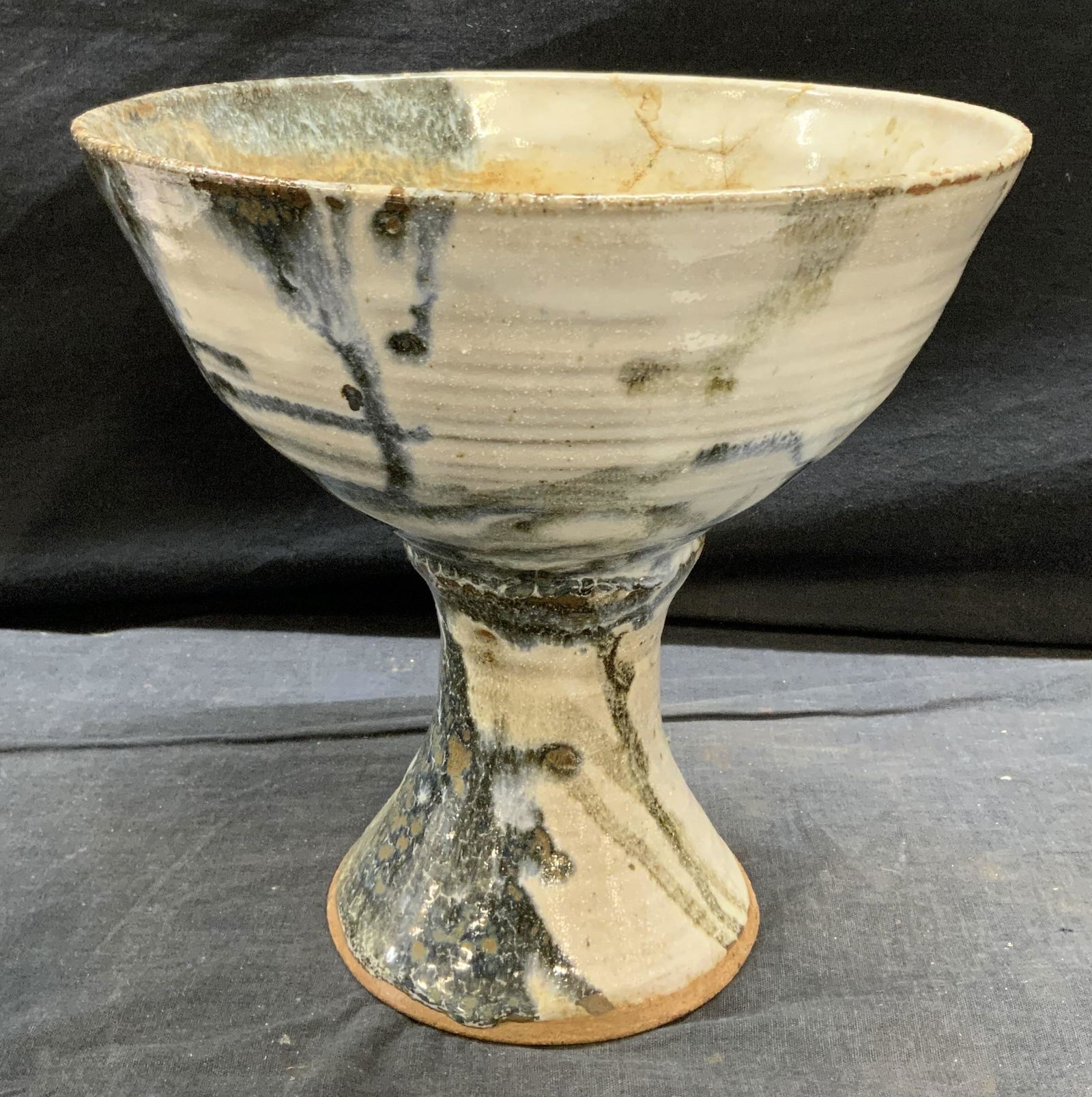 Ceramic Tall Footed Tazza (1 of 5)