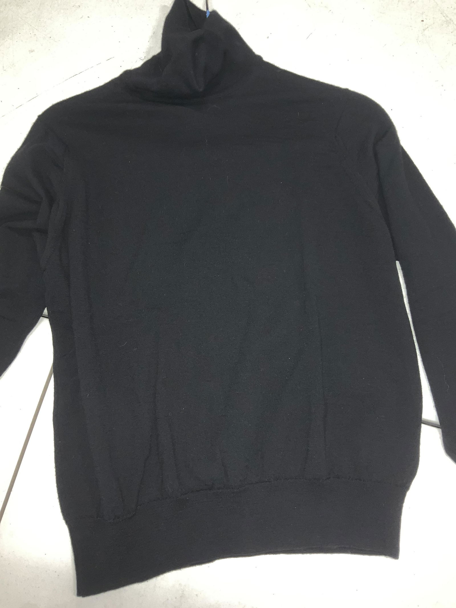 JAEGER Blk Merino Wool Turtleneck, England (1 of 4)