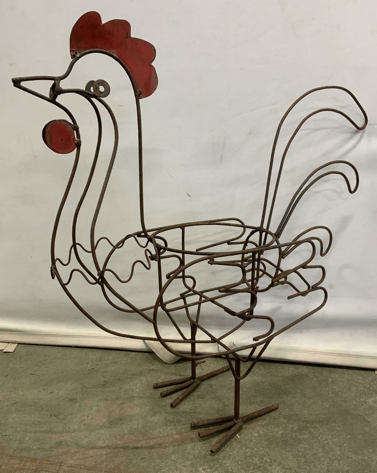 Wrought Iron Rooster Statuary (1 of 10)