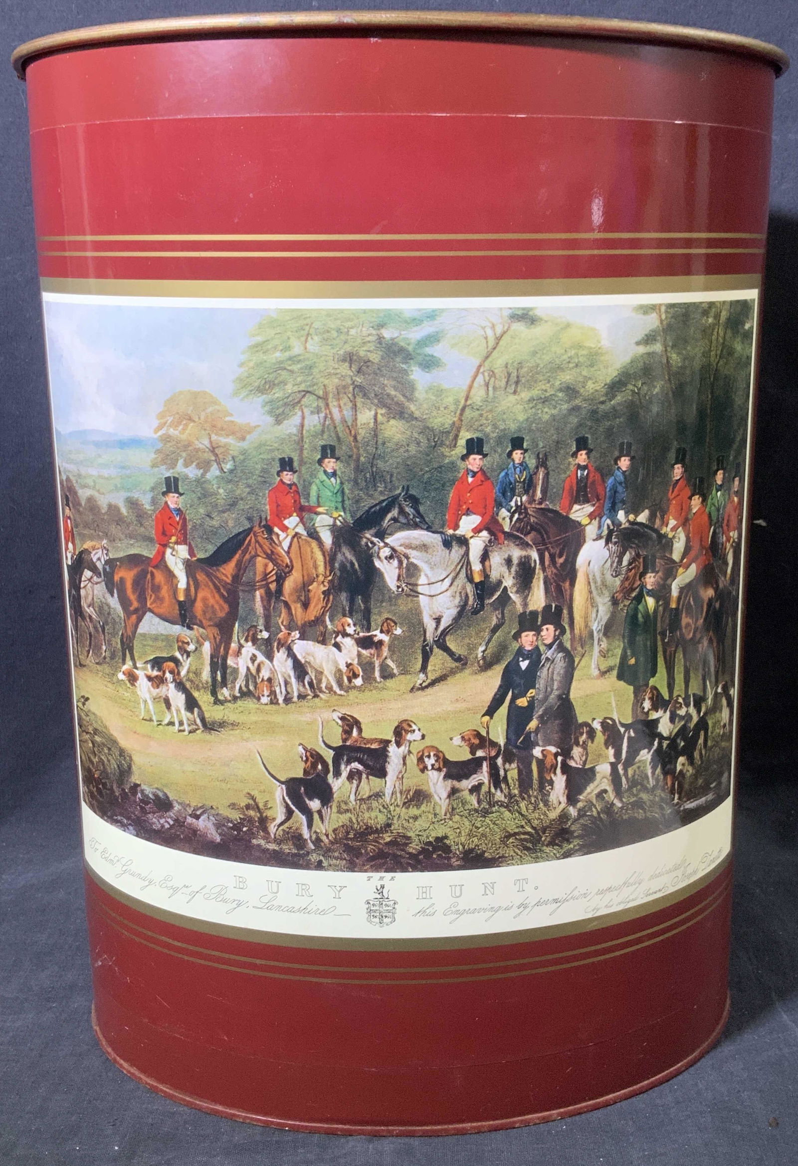 The Bury Hunt Equestrian Toleware Canister (1 of 7)