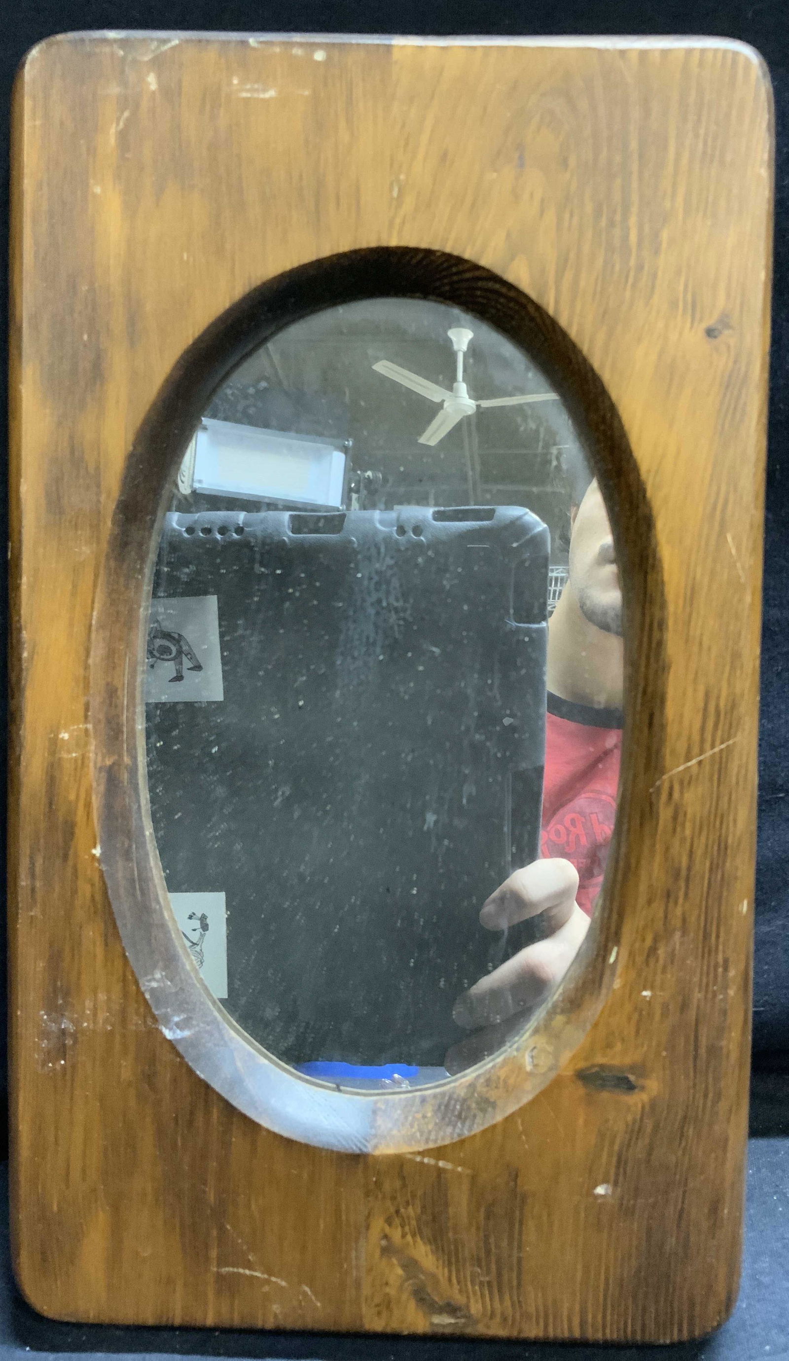 Vintage Rectangular Wall Mirror, measures 7 x 12 (1 of 4)
