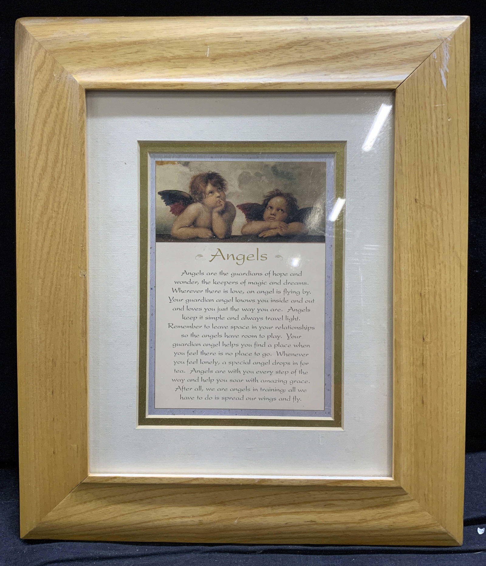 Framed Angels Poem (1 of 3)