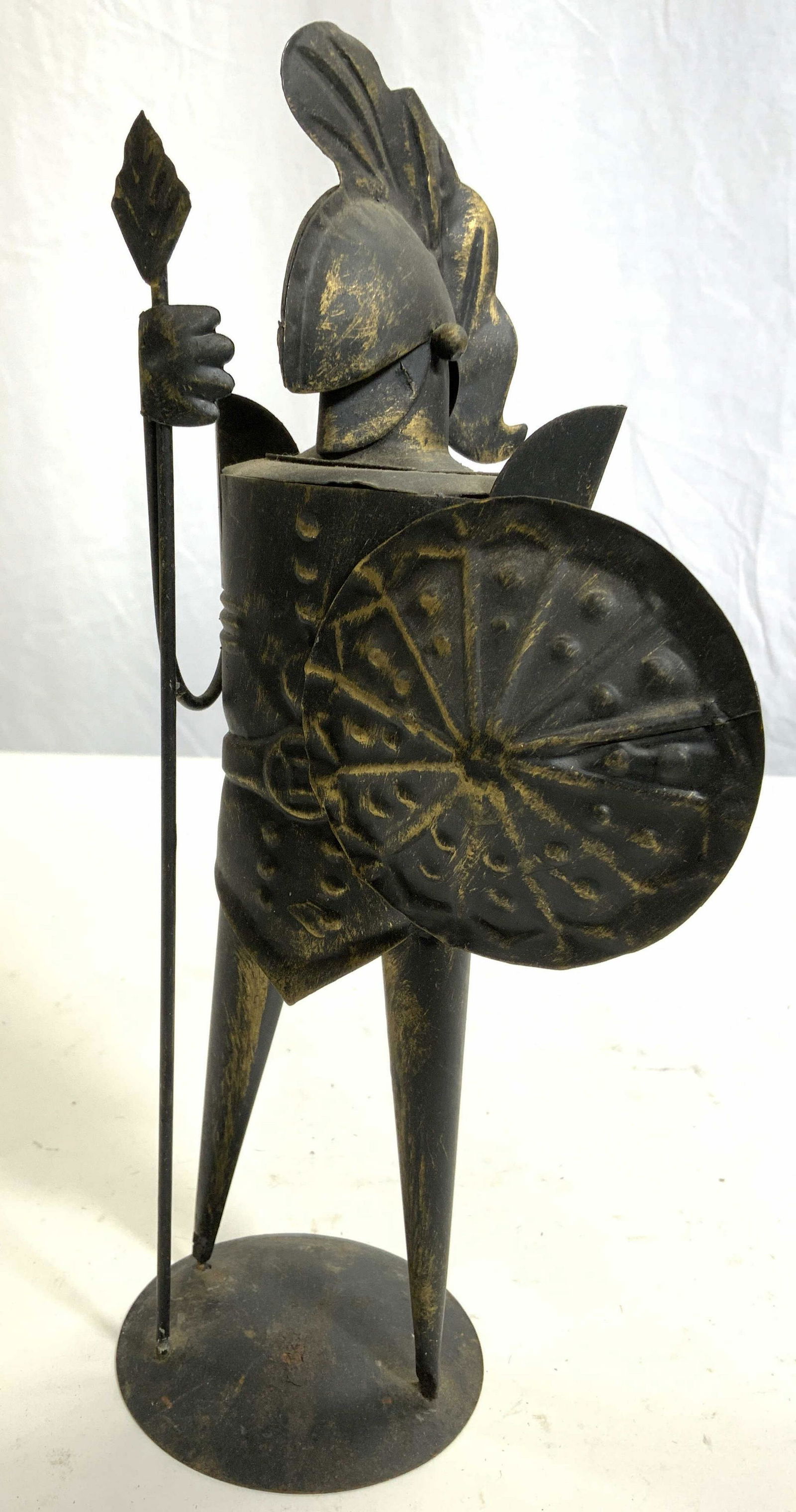 Vintage Metal Knight Figure Sculpture (1 of 8)