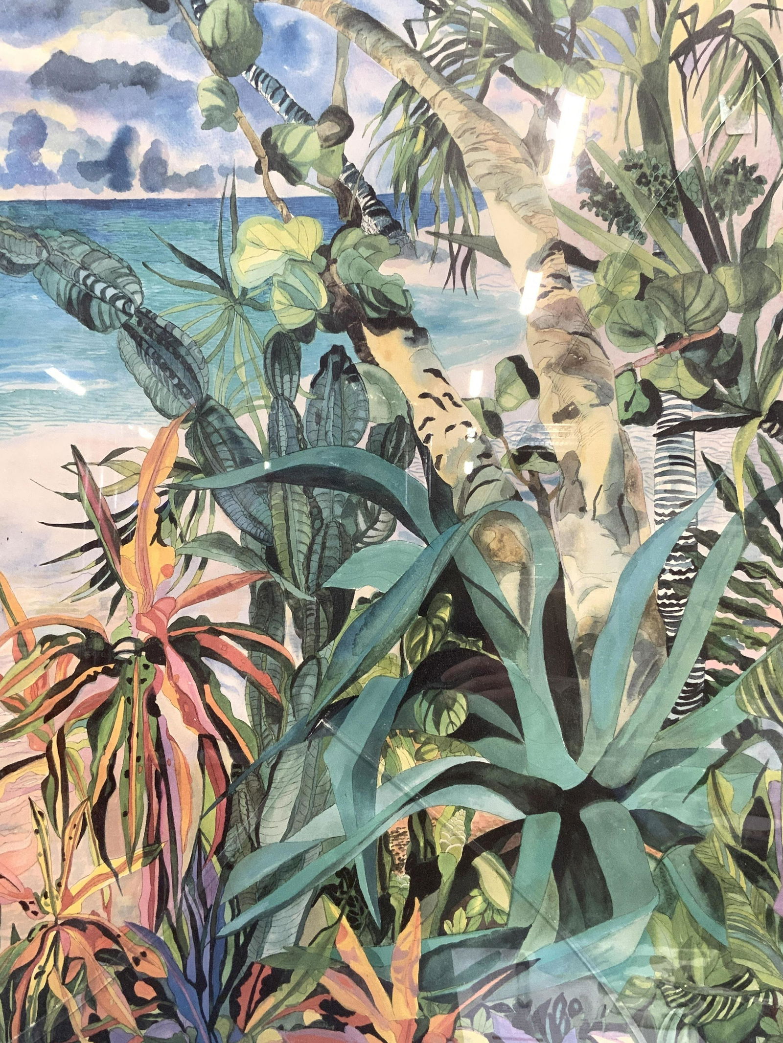 EILEEN SEITZ Seagrape To The Sun Lithograph (1 of 6)