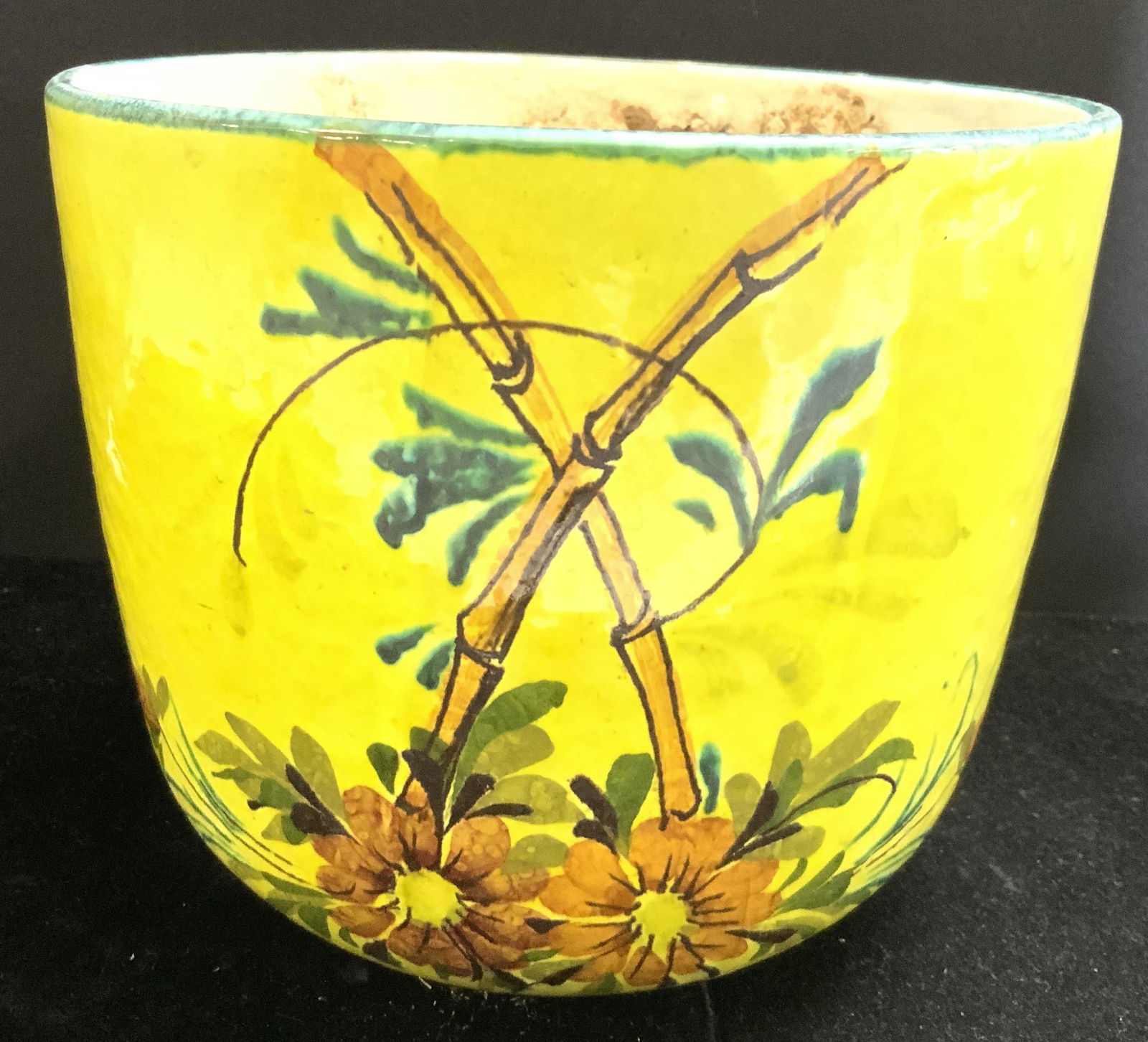 Vintage Hand Painte Porcelain Planter, Italy (1 of 8)