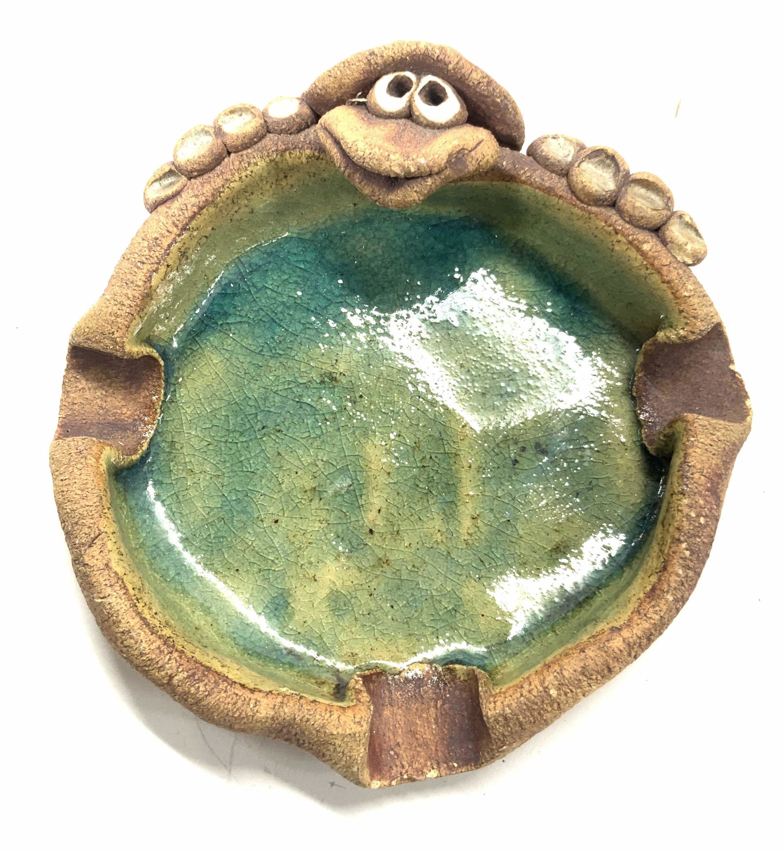 Pump Pottery Hand Crafted Ashtray, Hawaii (1 of 7)