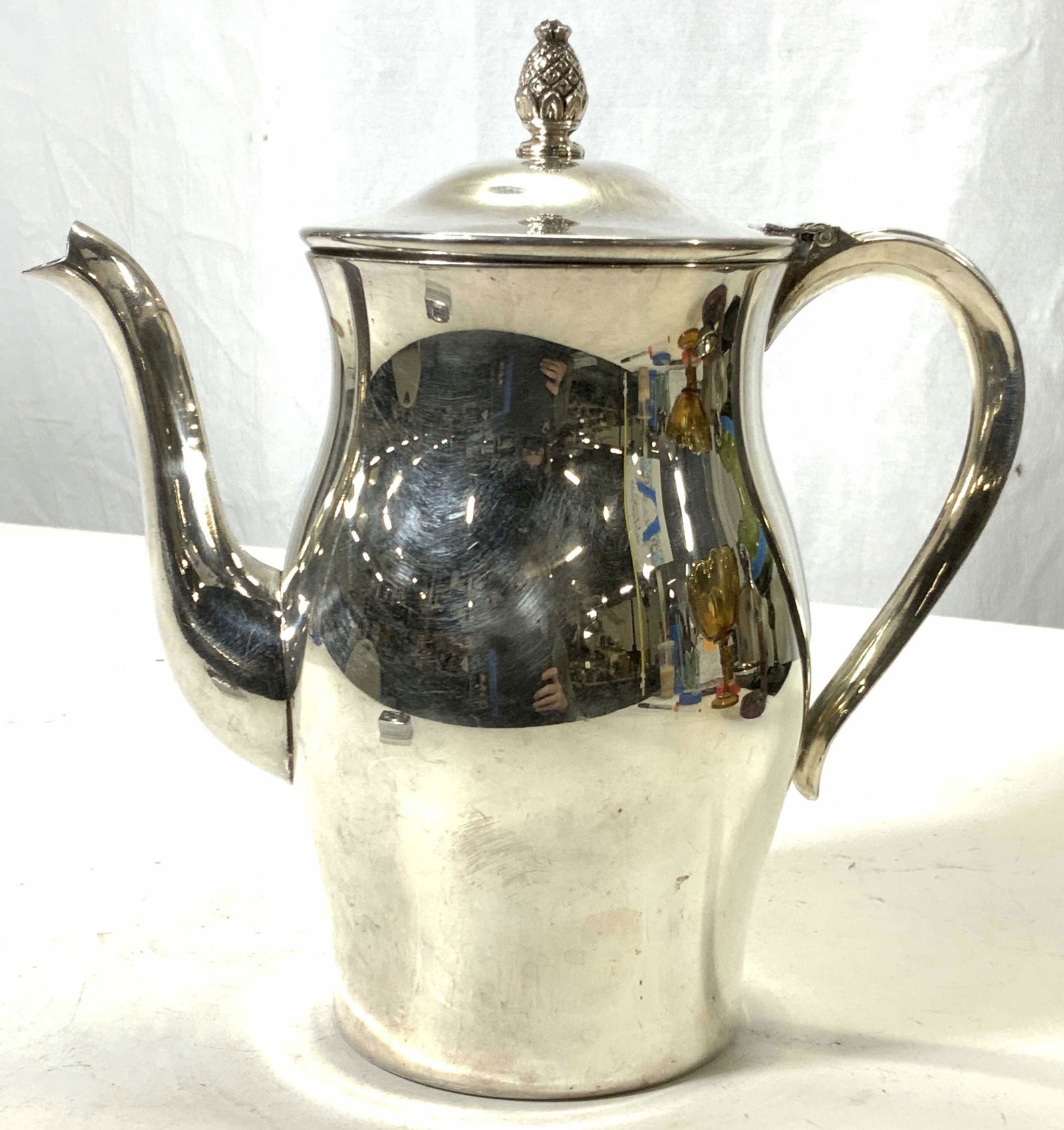 Paul Revere Reproduction Silver Plated Coffee Pot (1 of 9)