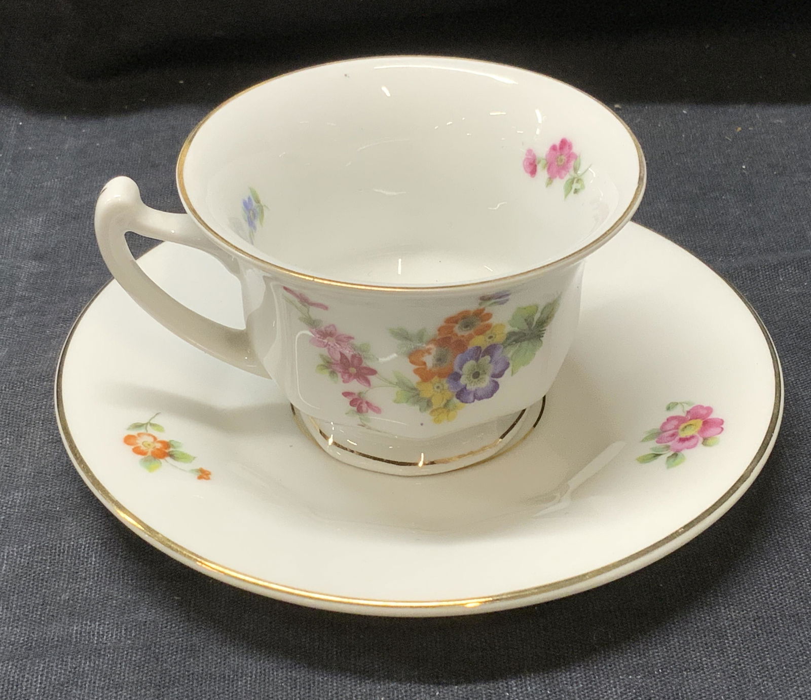 ROSENTHAL Atq. Porcelain Tea Cup & Saucer, Bavaria (1 of 5)
