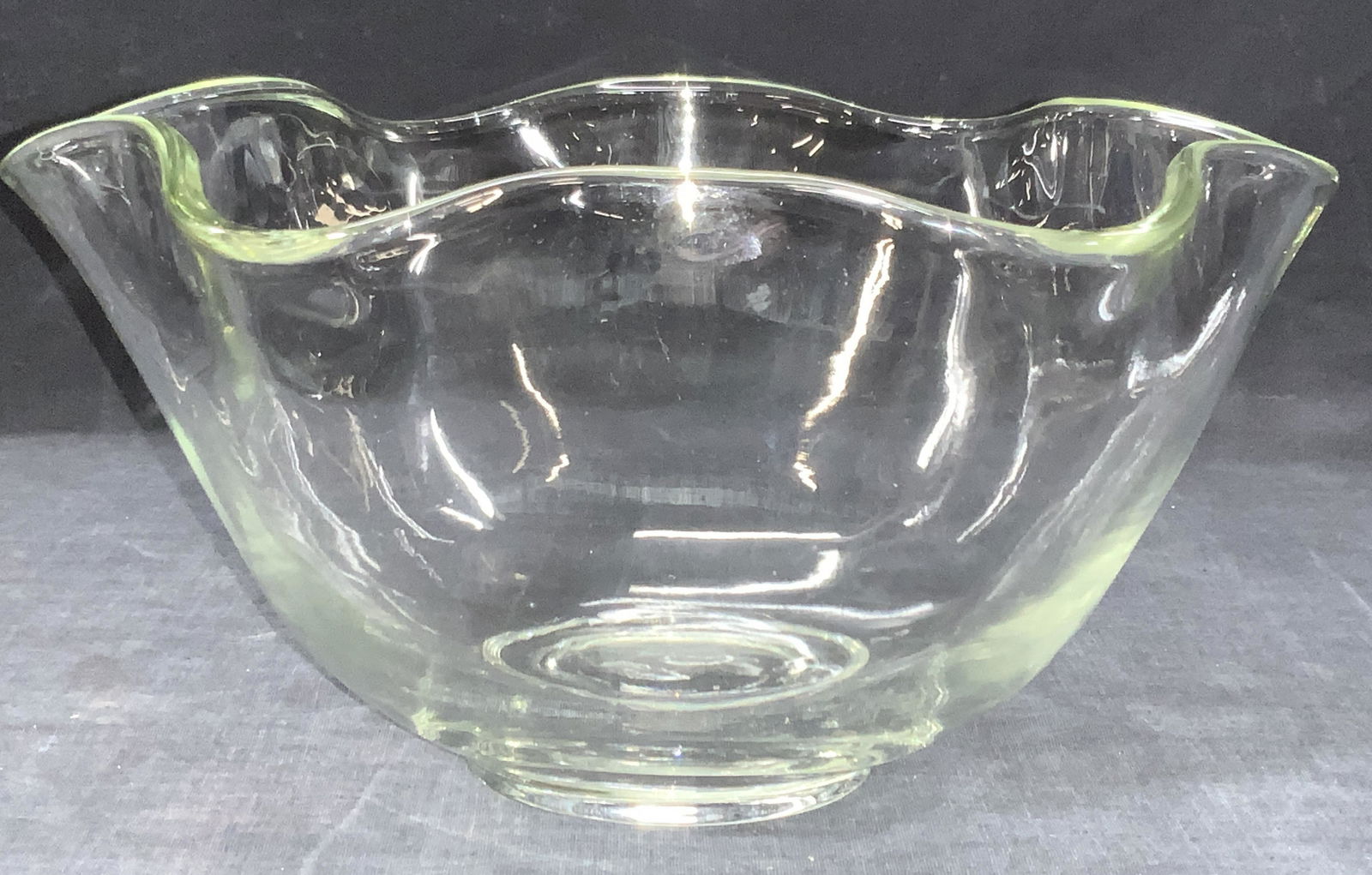 Clear Cut Glass Bowl (1 of 5)