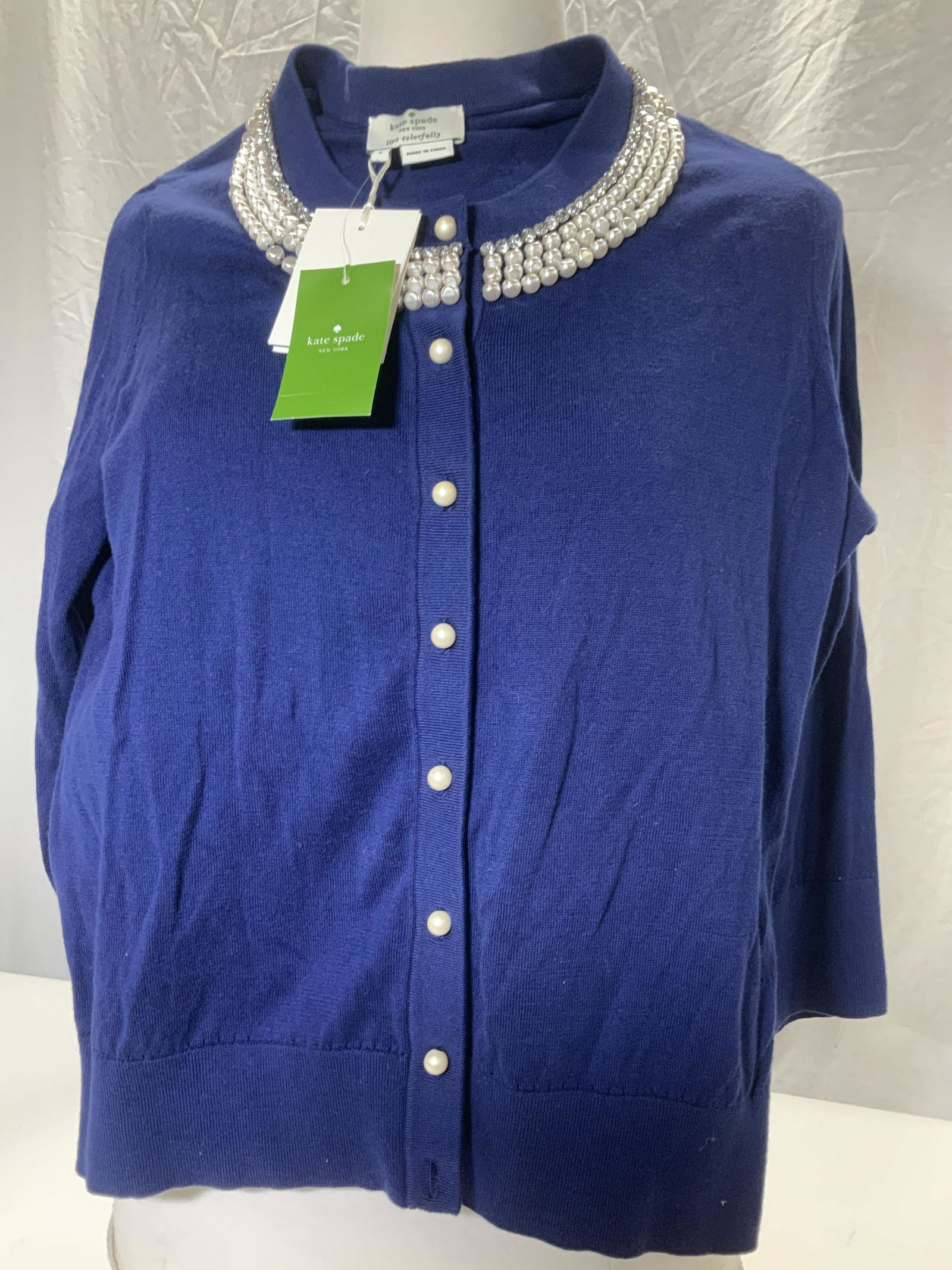 Kate Spade NWT Cotton Tula Cardigan (1 of 5)