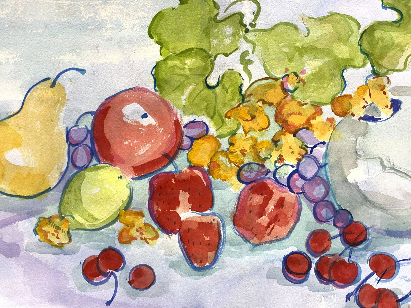 ALEXANDRA MERKER Signed Lot 3 Fruit Still Life (1 of 6)