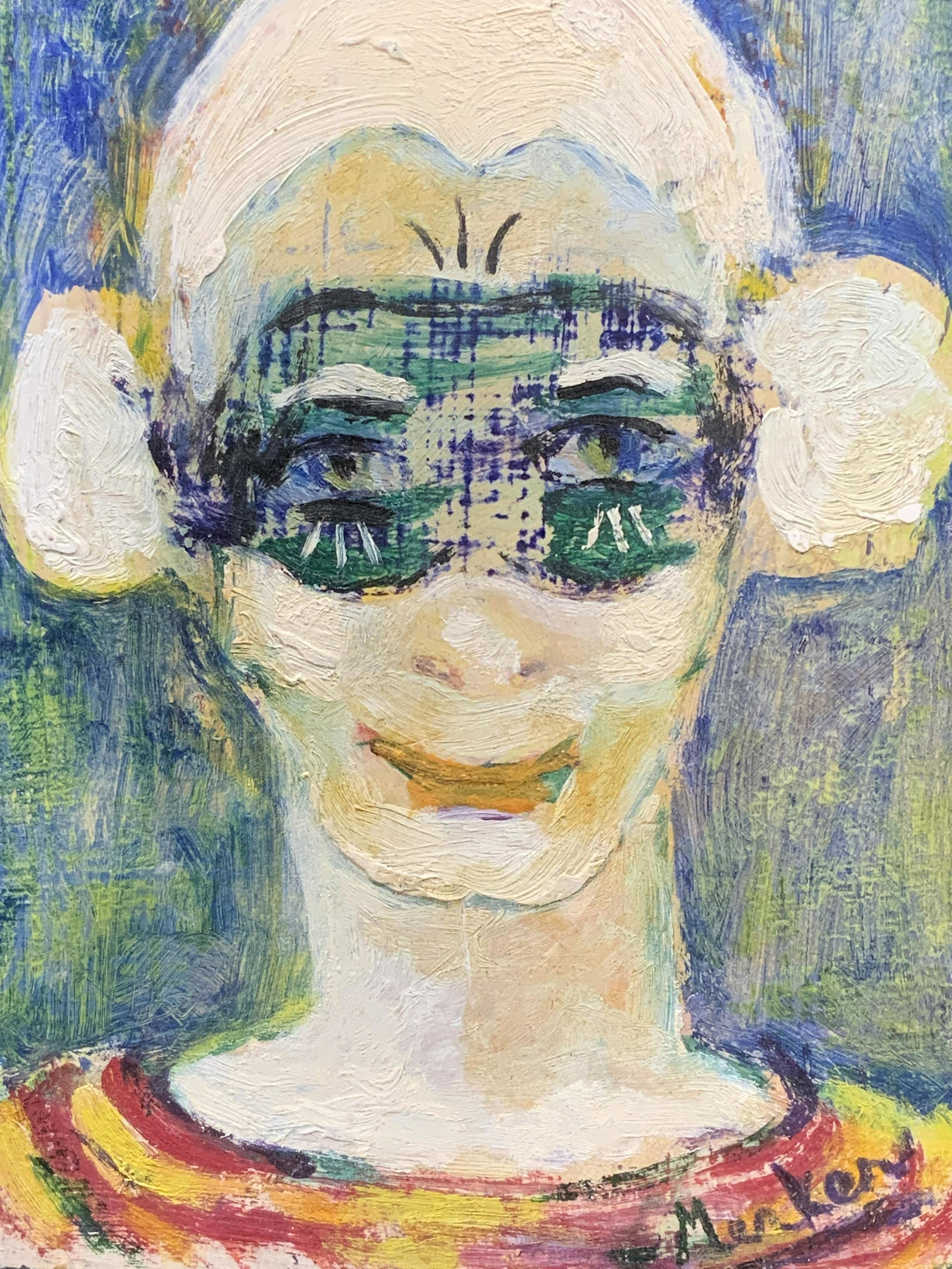 ALEXANDRA MERKER Signed Lot 4 Oil on Boards,: ALEXANDRA MERKER Signed Lot 4 Oil on Boards, each measures approx largest measures 9 x 12 inches on wood. Each canvas shows different landscapes and scenes, wear and abrasions to the edges of the boar