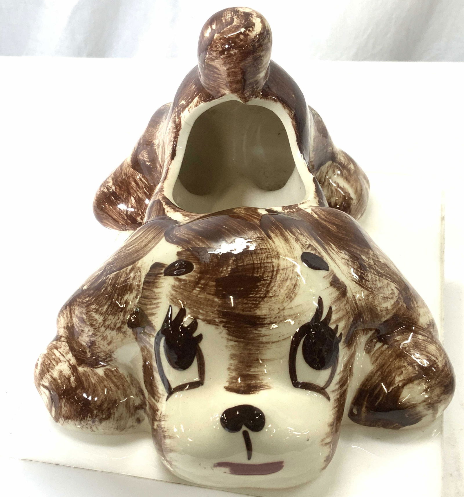Hand Painted Ceramic Dog Cachepot (1 of 7)
