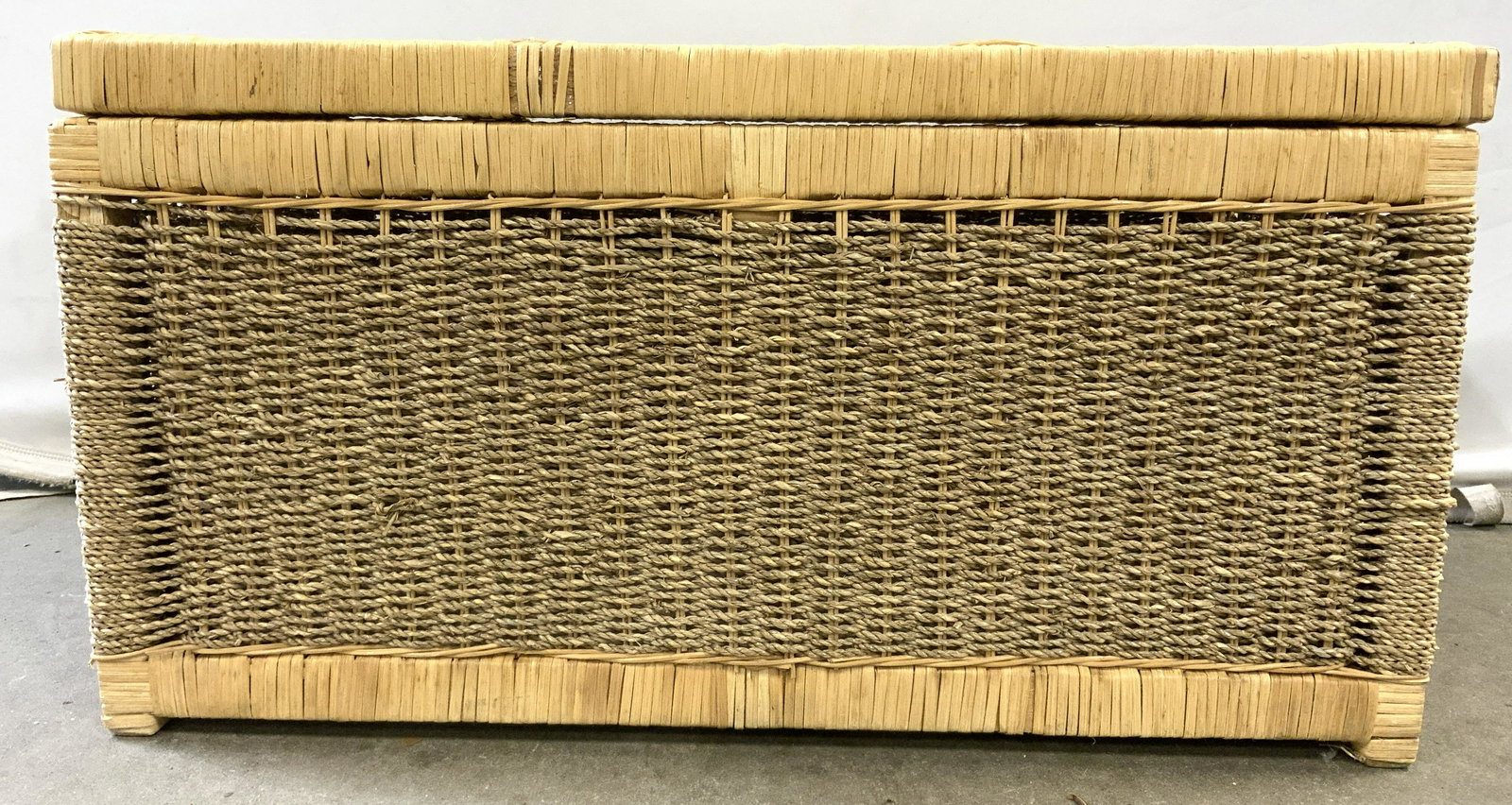 Woven Wicker & Rope Chest (1 of 11)