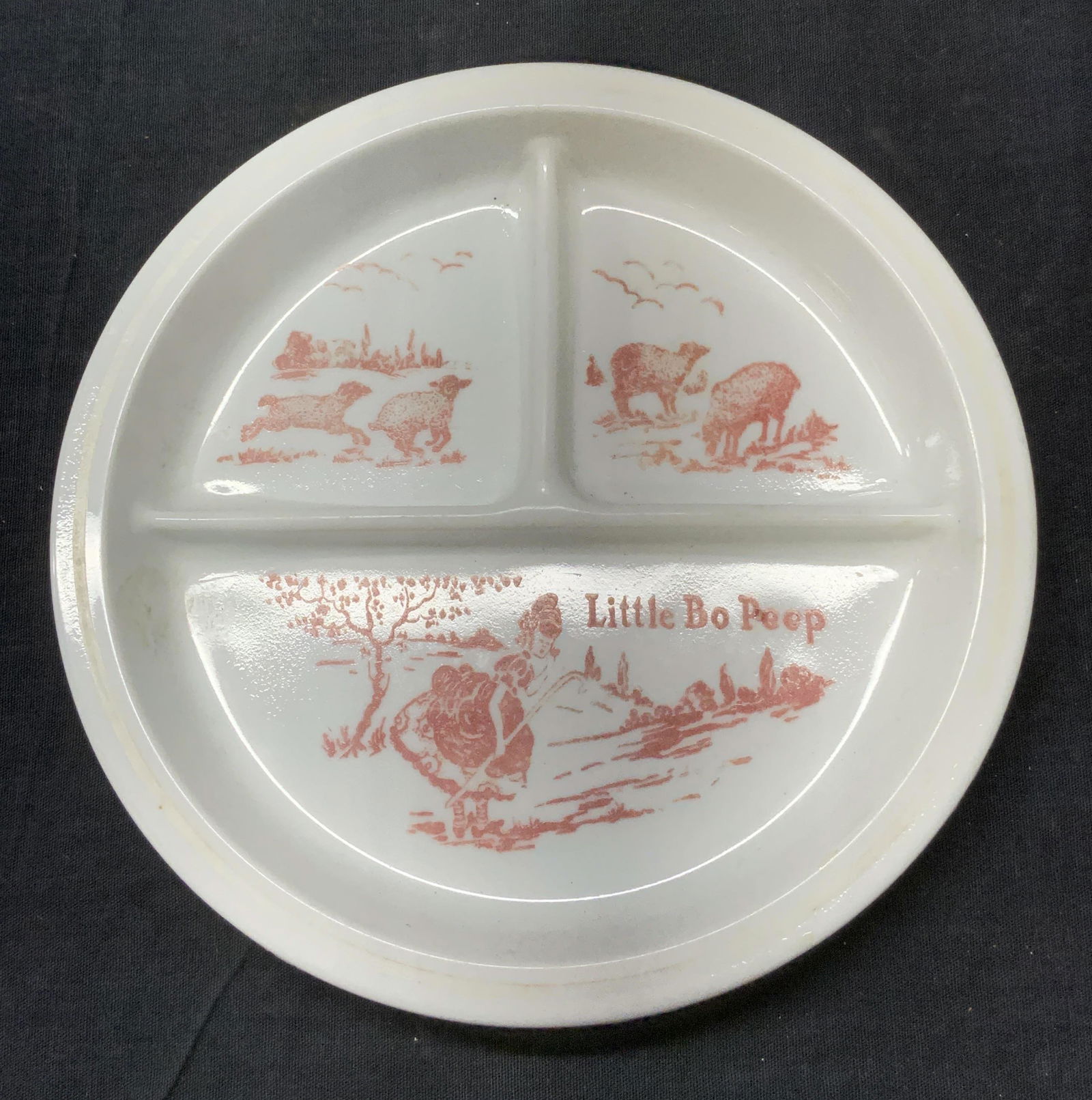 Little Bo Peep Ceramic Vintage Plate (1 of 4)