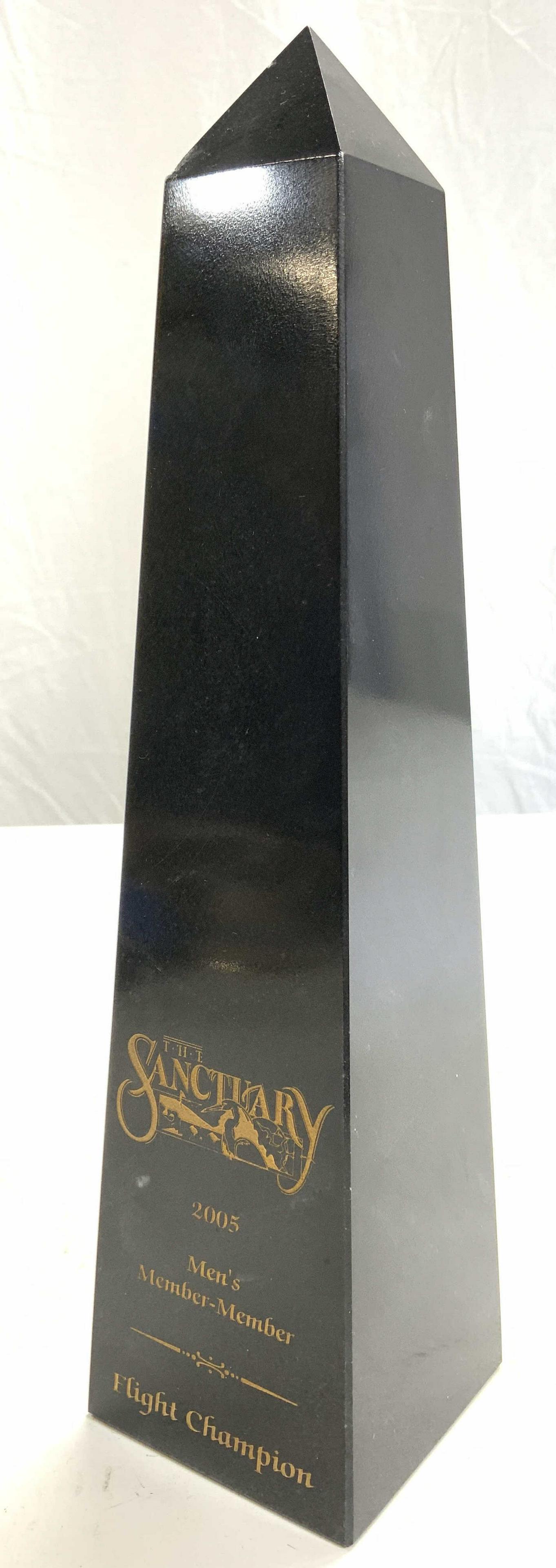 THE SANCTUARY Monogrammed Stone Obelisk (1 of 8)