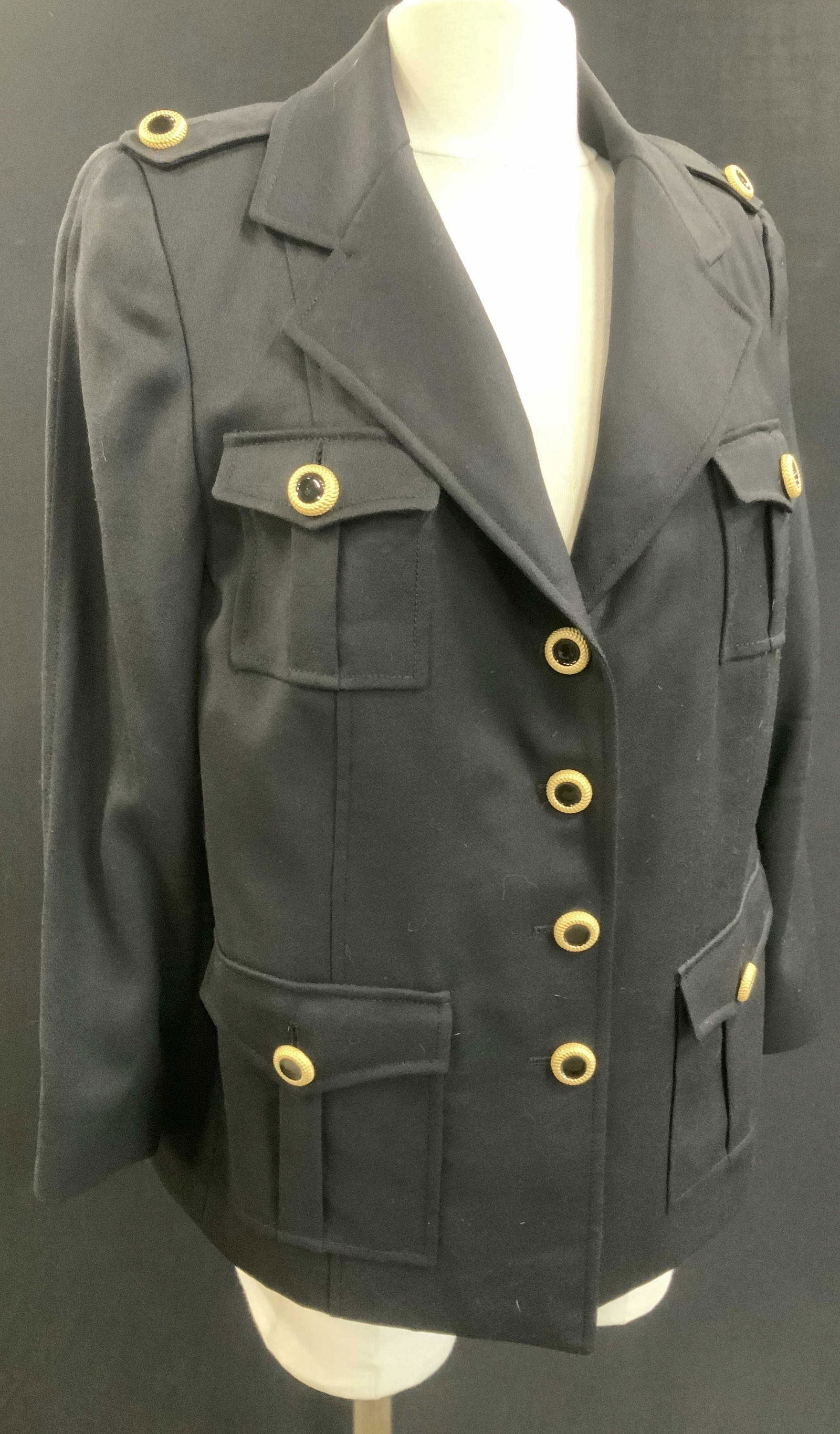 Bespoke Black Pants Suit in Saks 5th Bag (1 of 10)