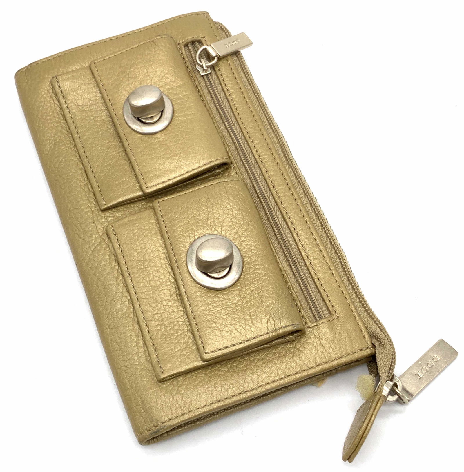 HOBO Metallic Leather Clutch / Wallet (1 of 9)