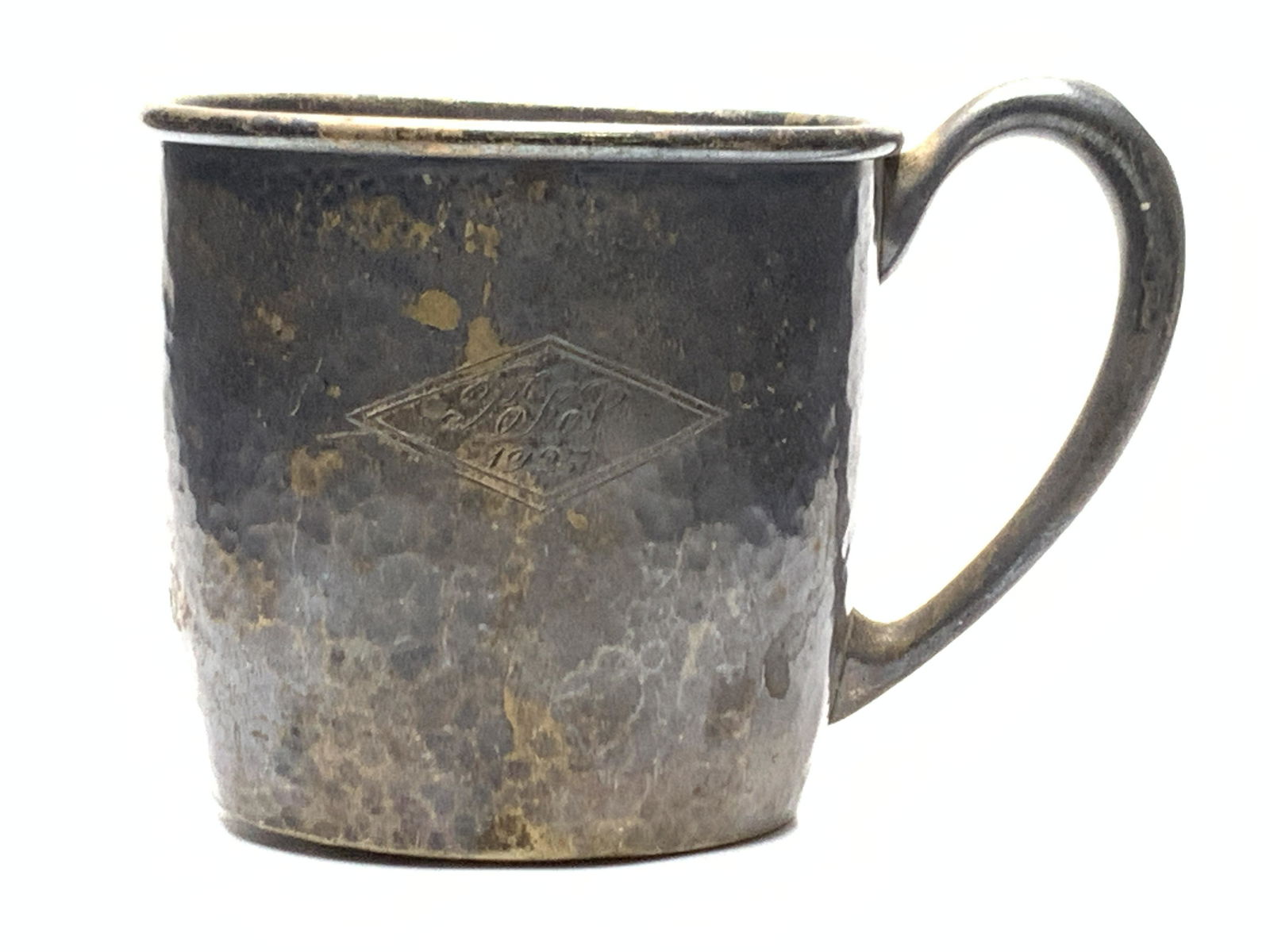 Sterling Silver Vintage Embossed Cup (1 of 9)