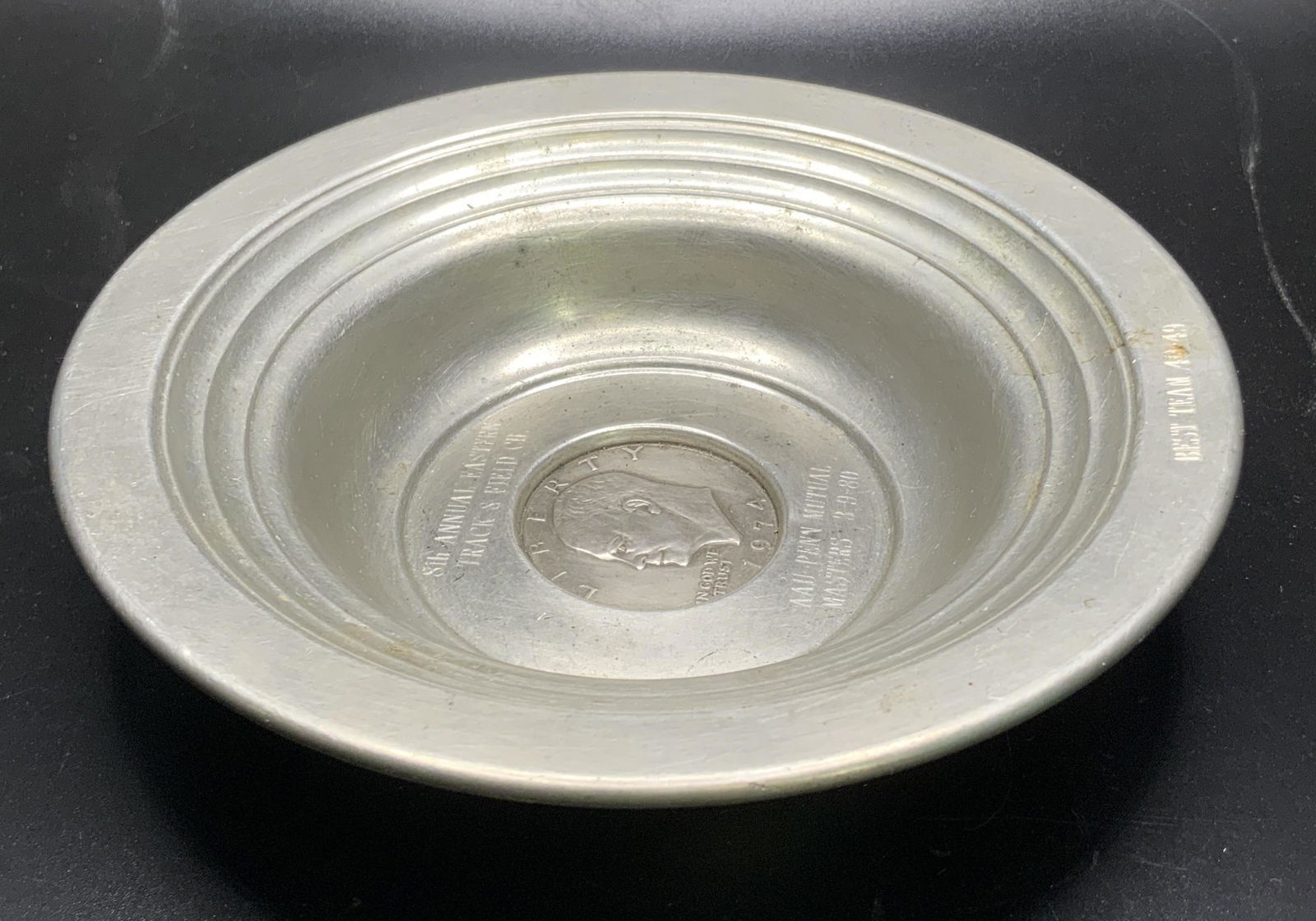 Vintage Trophy Keepsake Dish W/ Coin Insert (1 of 7)