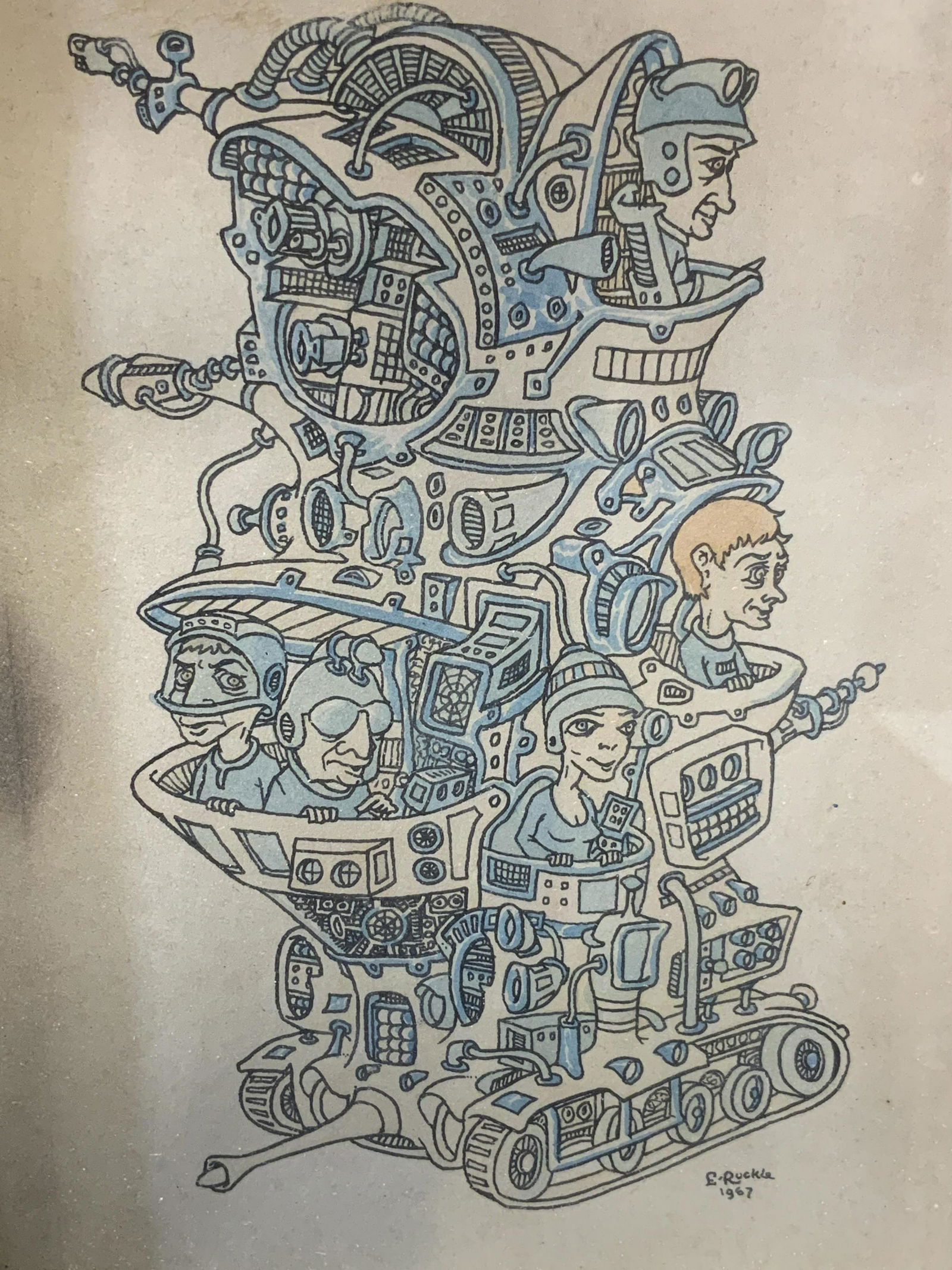 ERNEST RUCKLE Cartoon Illustration Print (1 of 4)