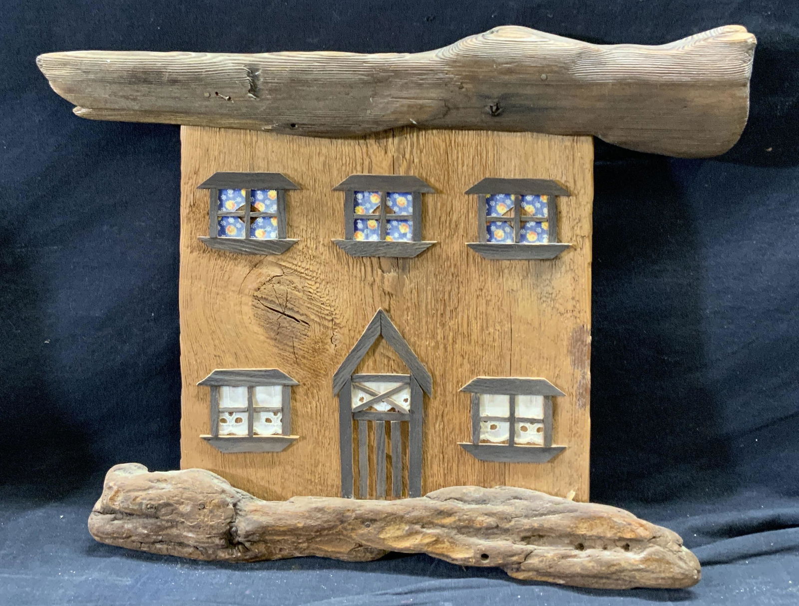 Wood Folk Art Home Wall Hanging (1 of 4)