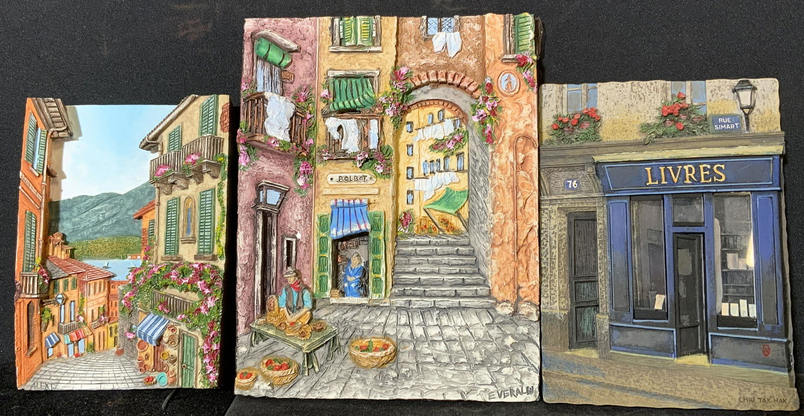 Lot 3 Resin Wall Plaques (1 of 7)