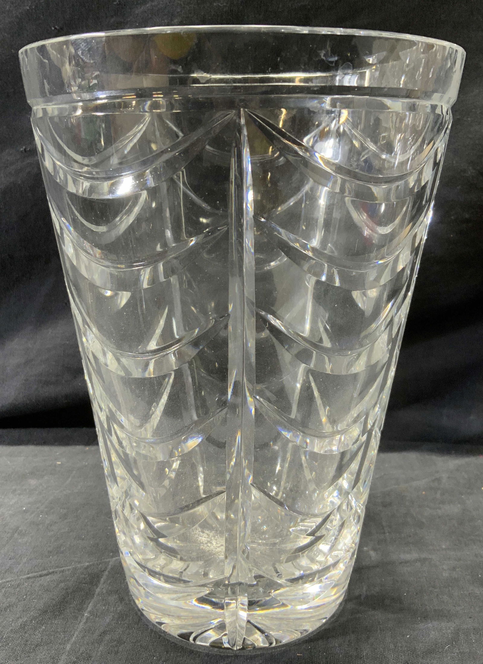 ROYAL BRIERLEY Cut Crystal Vessel (1 of 6)