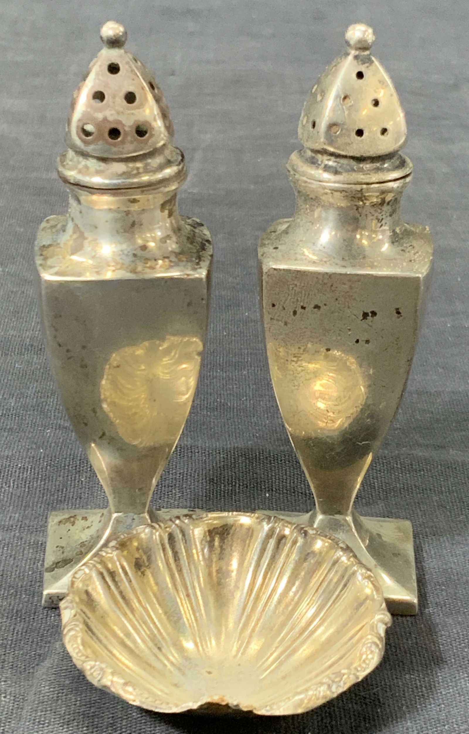 Vintage Sterling Silver Shakers & Trinket Dish (1 of 8)
