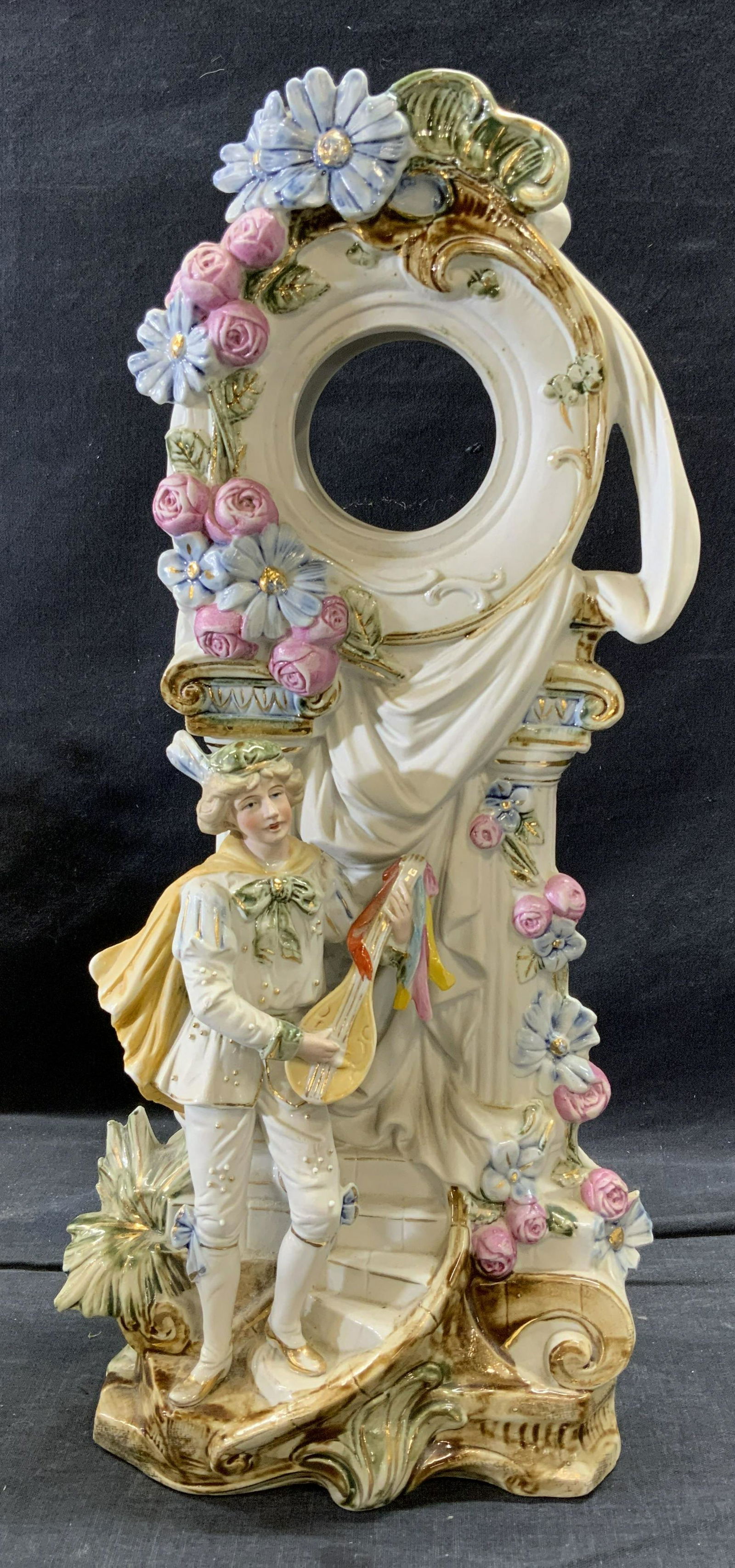 GERMANY Stamped Porcelain Clock Body (1 of 8)