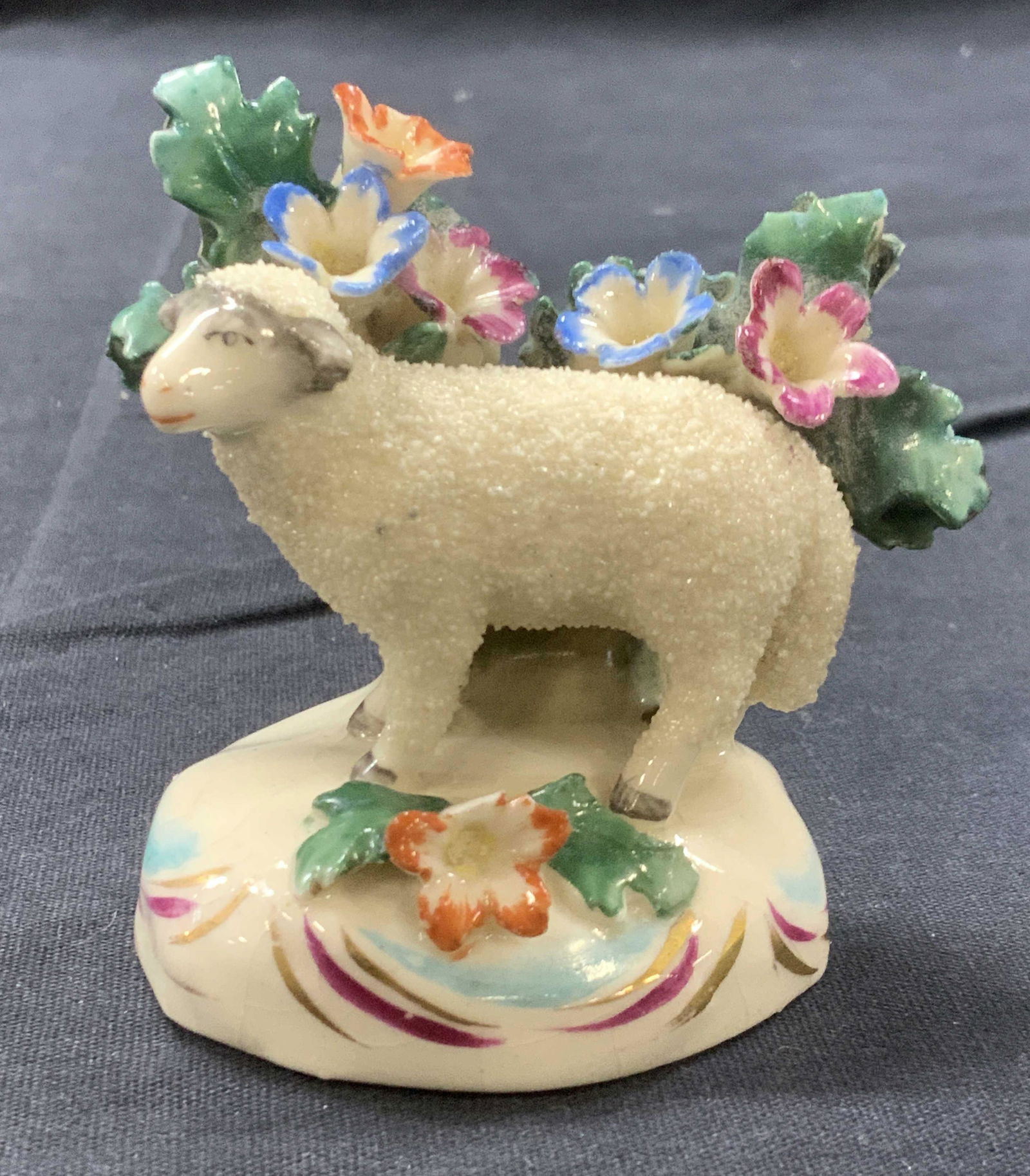 Hallmarked Porcelain Lamb Figurine (1 of 5)
