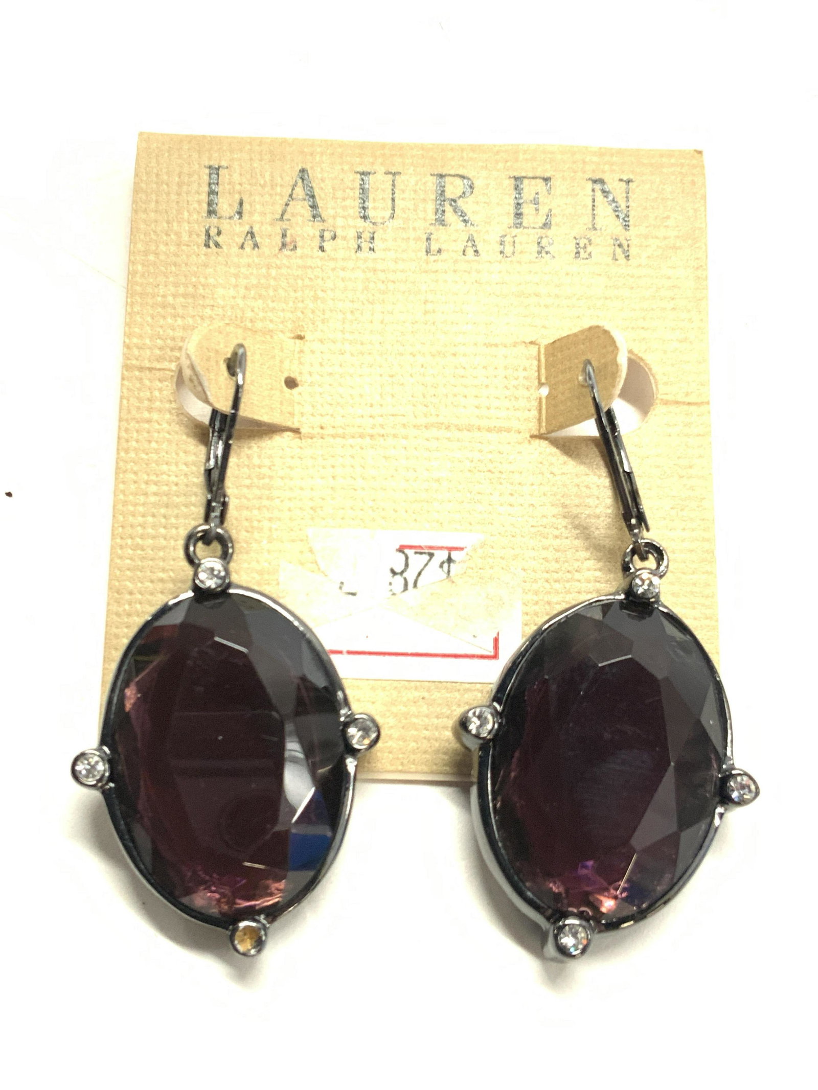Ralph Lauren Statement Cocktail Earrings, NWT (1 of 5)