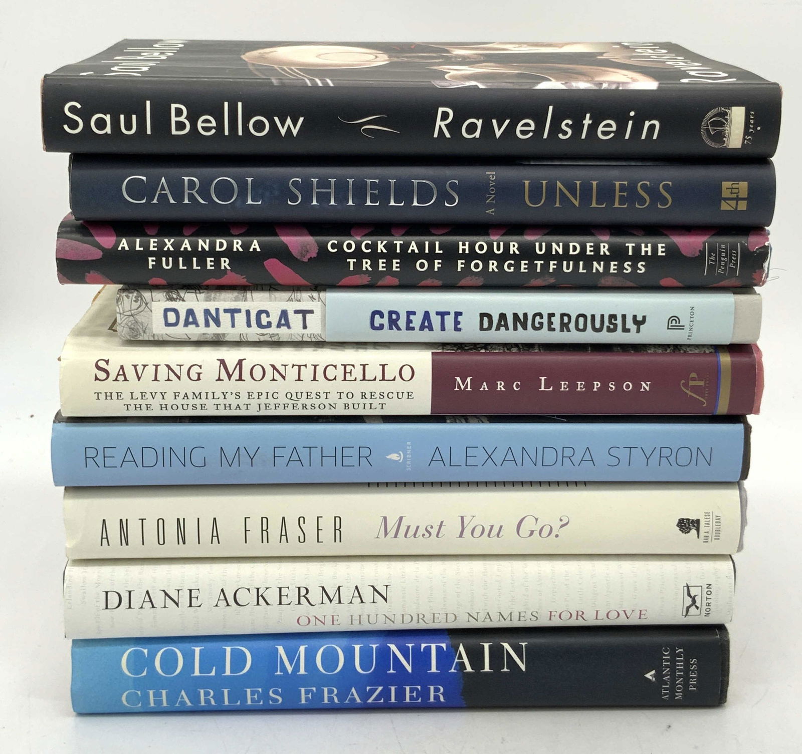 Lot of 9 Hardcover Novels/Memoirs With Jackets (1 of 11)