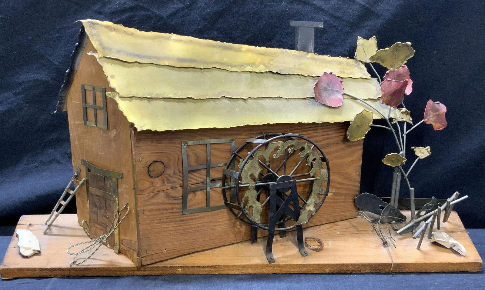 Wood And Metal Work Folk Art House Decoration (1 of 7)