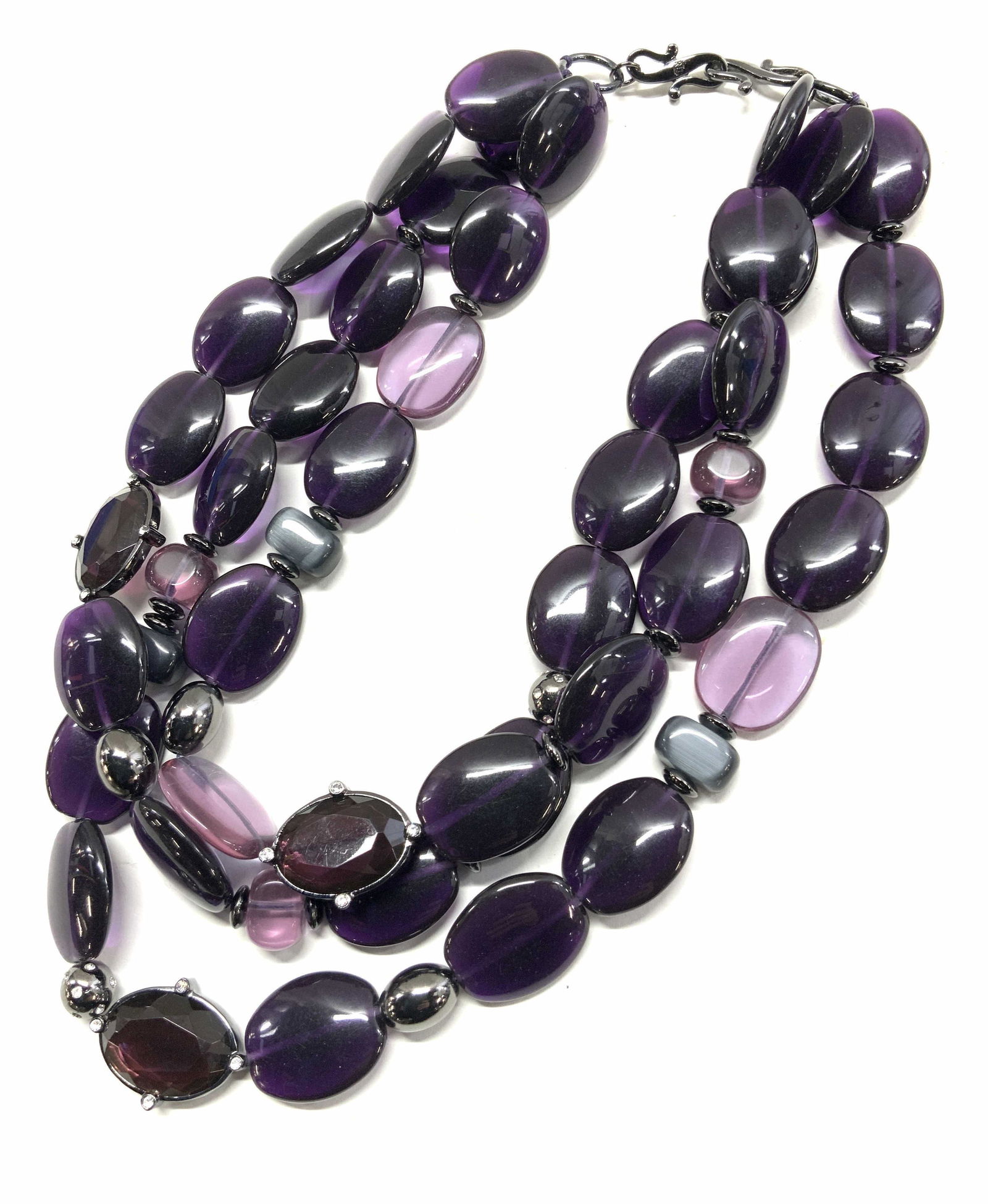 Ralph Lauren Signed Chunky Multi Strand Necklace (1 of 6)