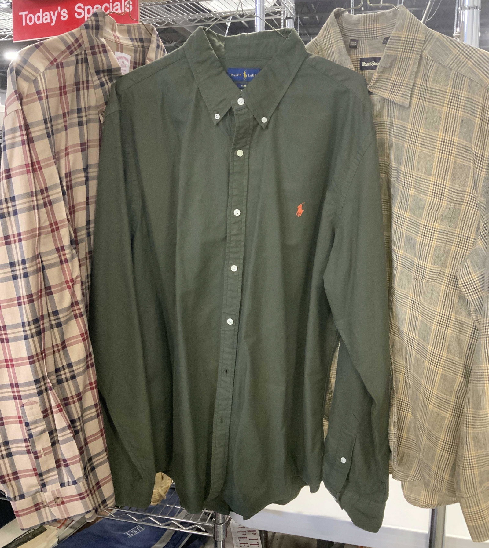 Lot 3 Paul Stuart, Ralph Lauren, B.Brothers shirts (1 of 6)