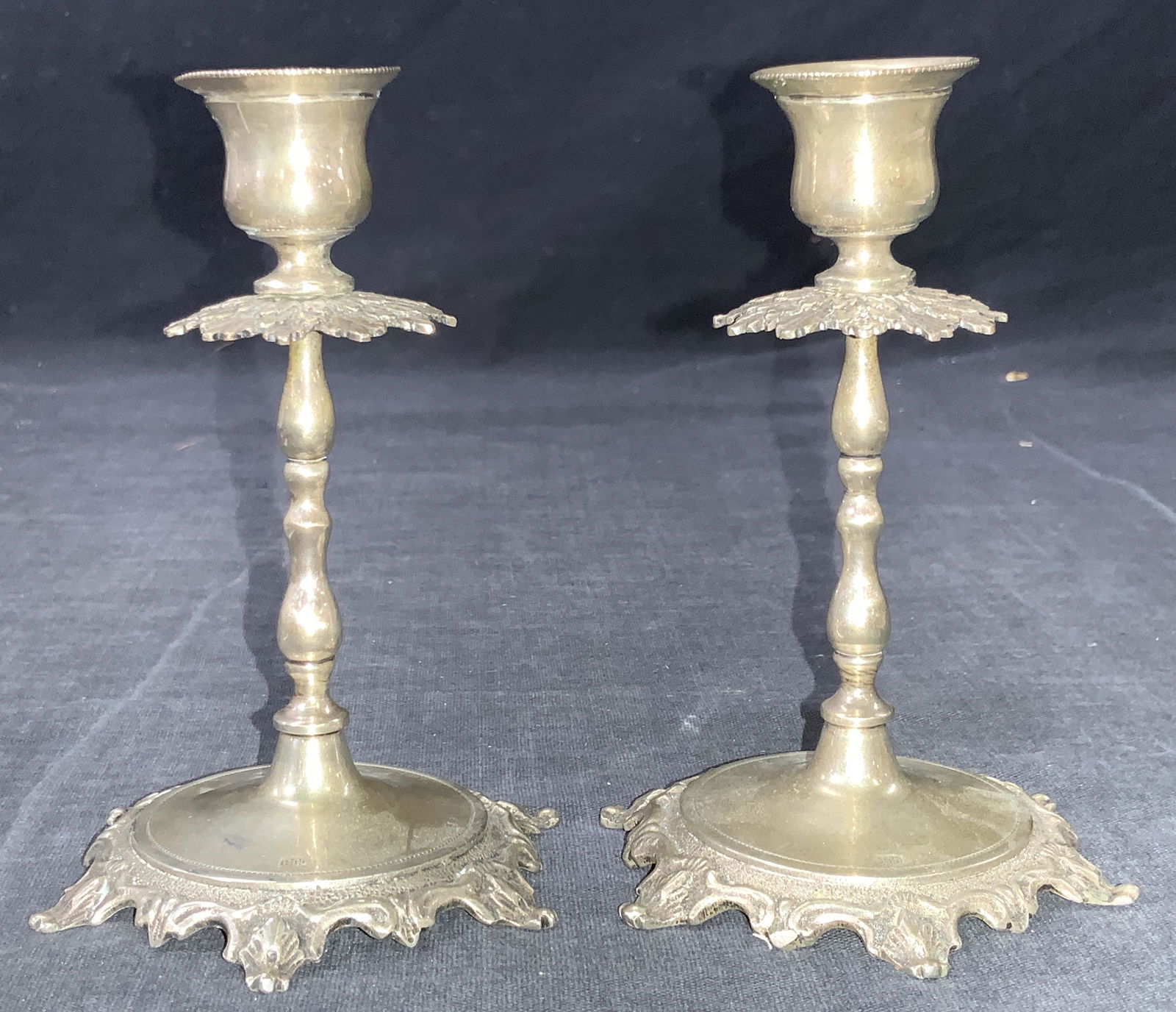 800 Silver Ornate Candle Holders (1 of 8)