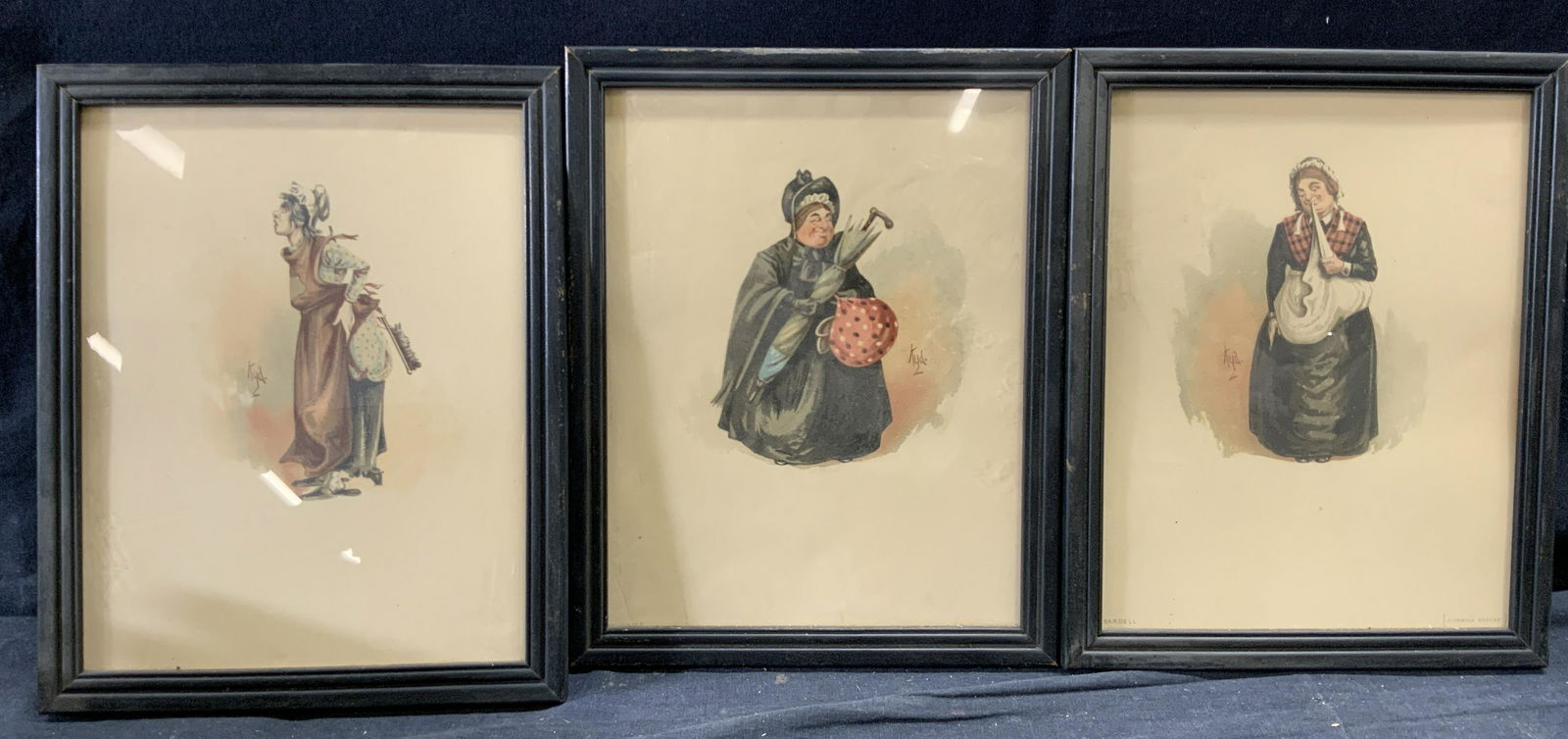 Kyd/Joseph Clayton Clark Vntg Lot 3 Lithographs (1 of 5)