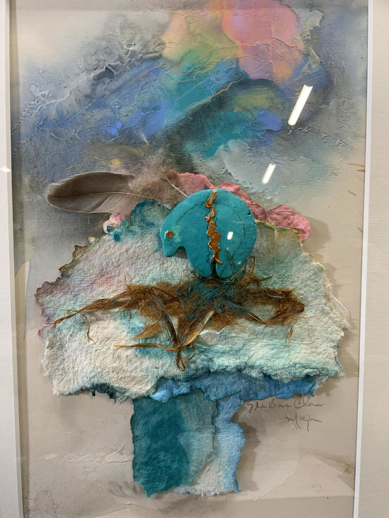 Signed Framed Mixed Media Artwork (1 of 6)