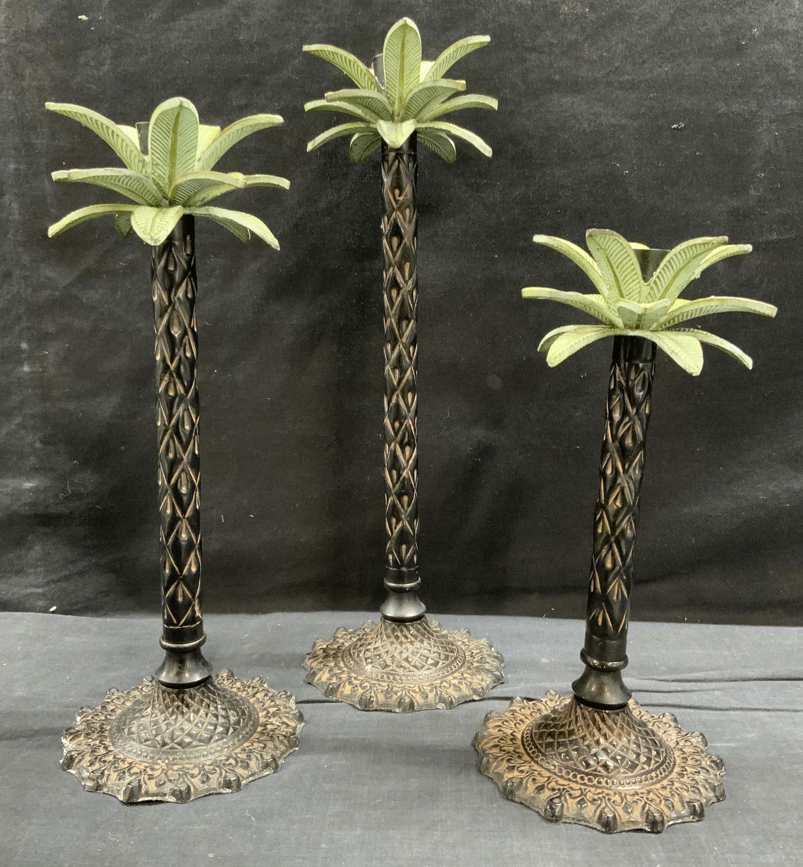 Palm Tree Candle Holders (1 of 7)