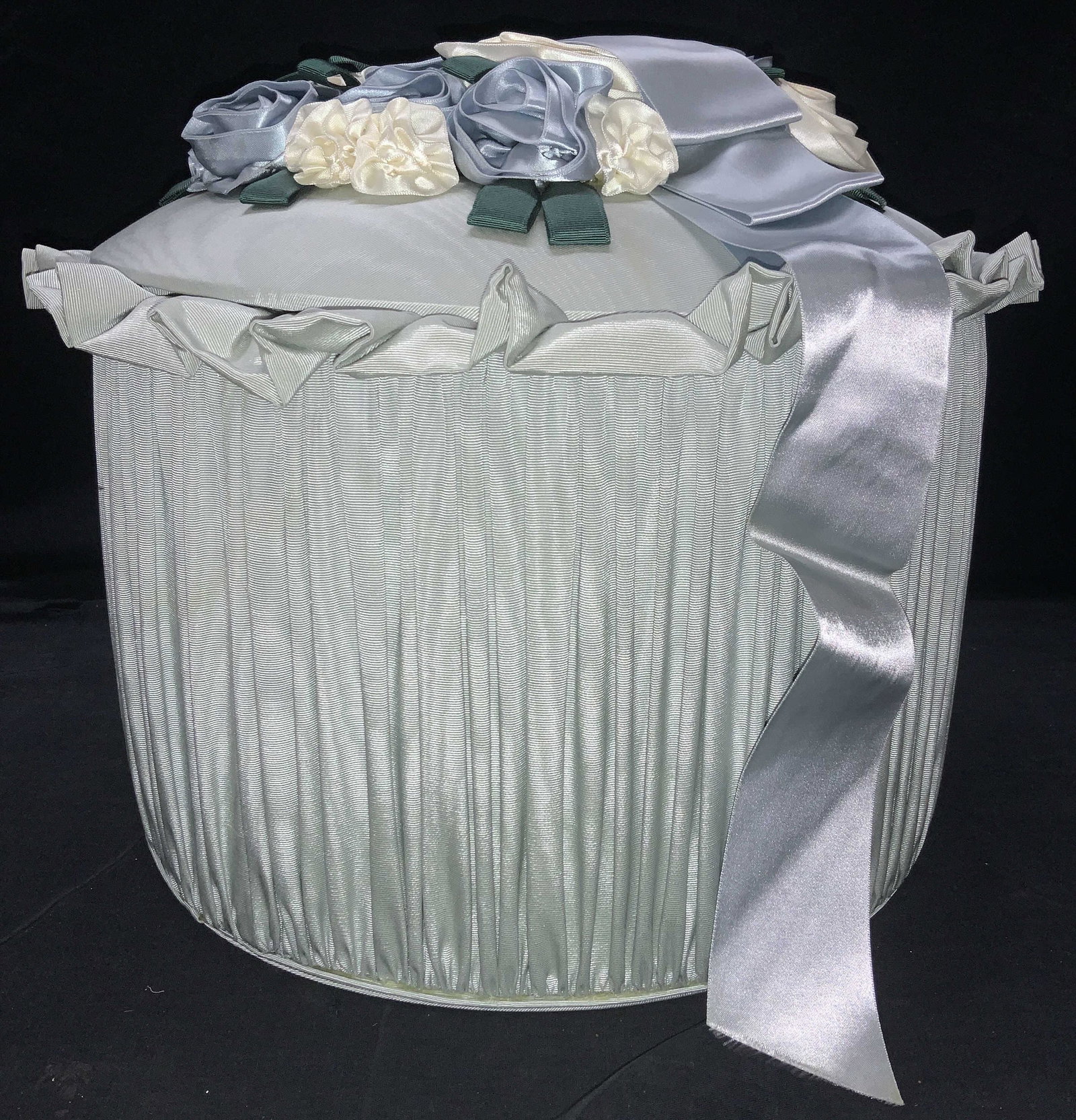 Vintage Handmade Fabric Box (1 of 8)