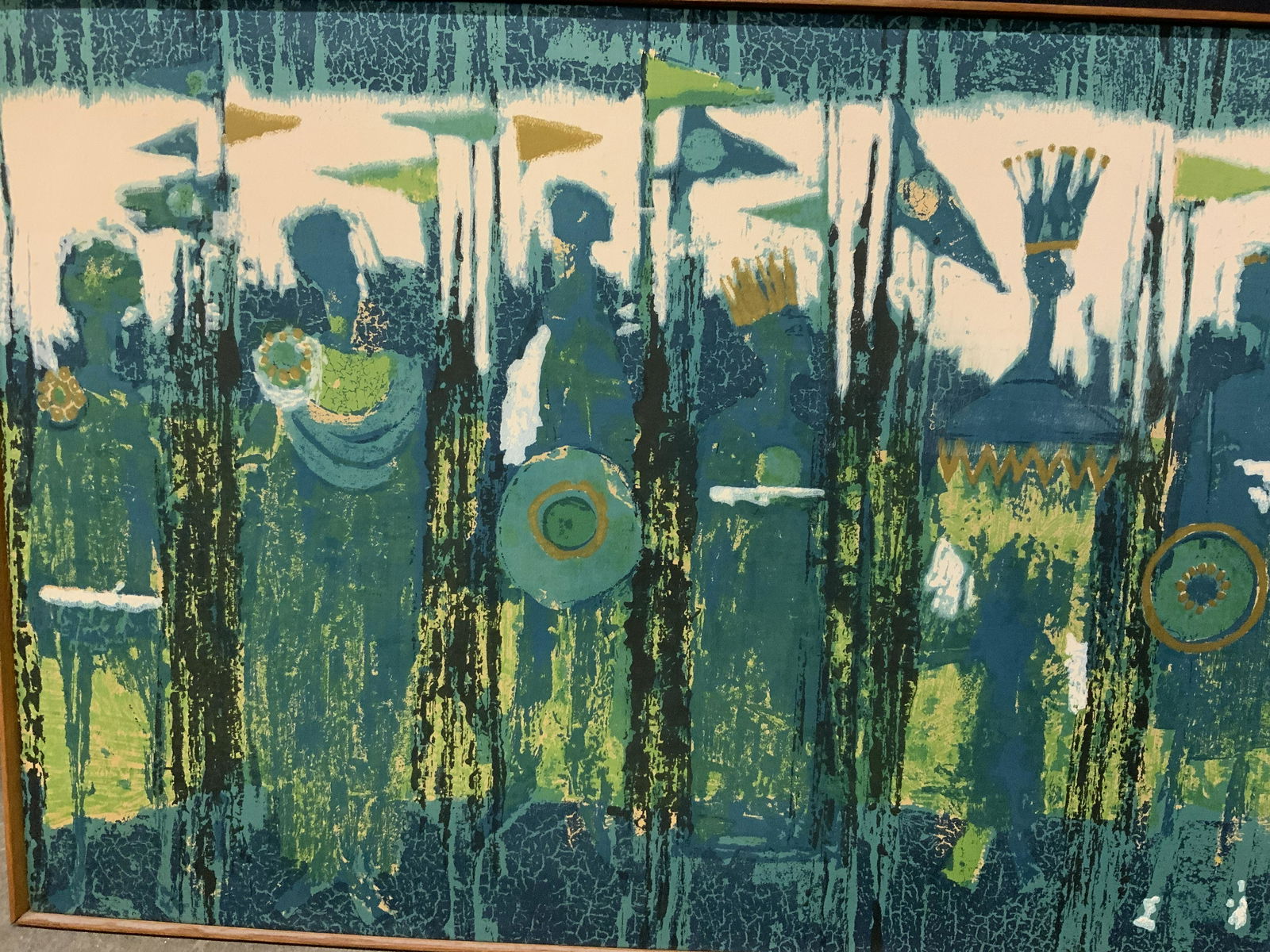 Framed Warriors Artwork on Stretched Fabric (1 of 6)