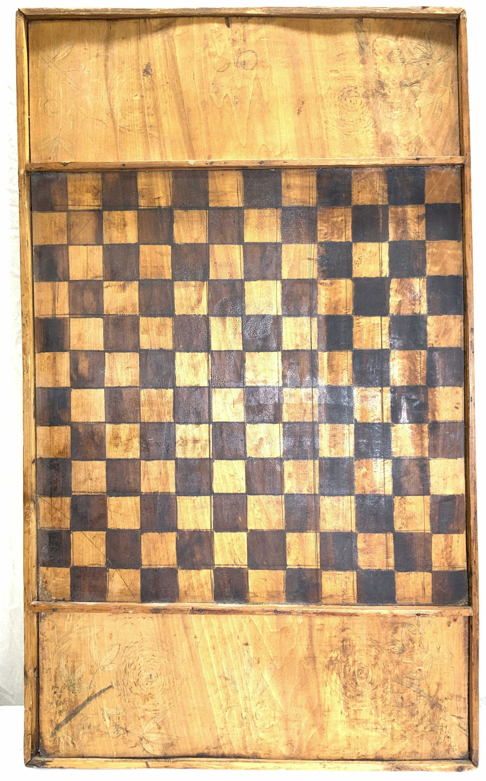 Antique Wooden 19th Century Game Board (1 of 10)